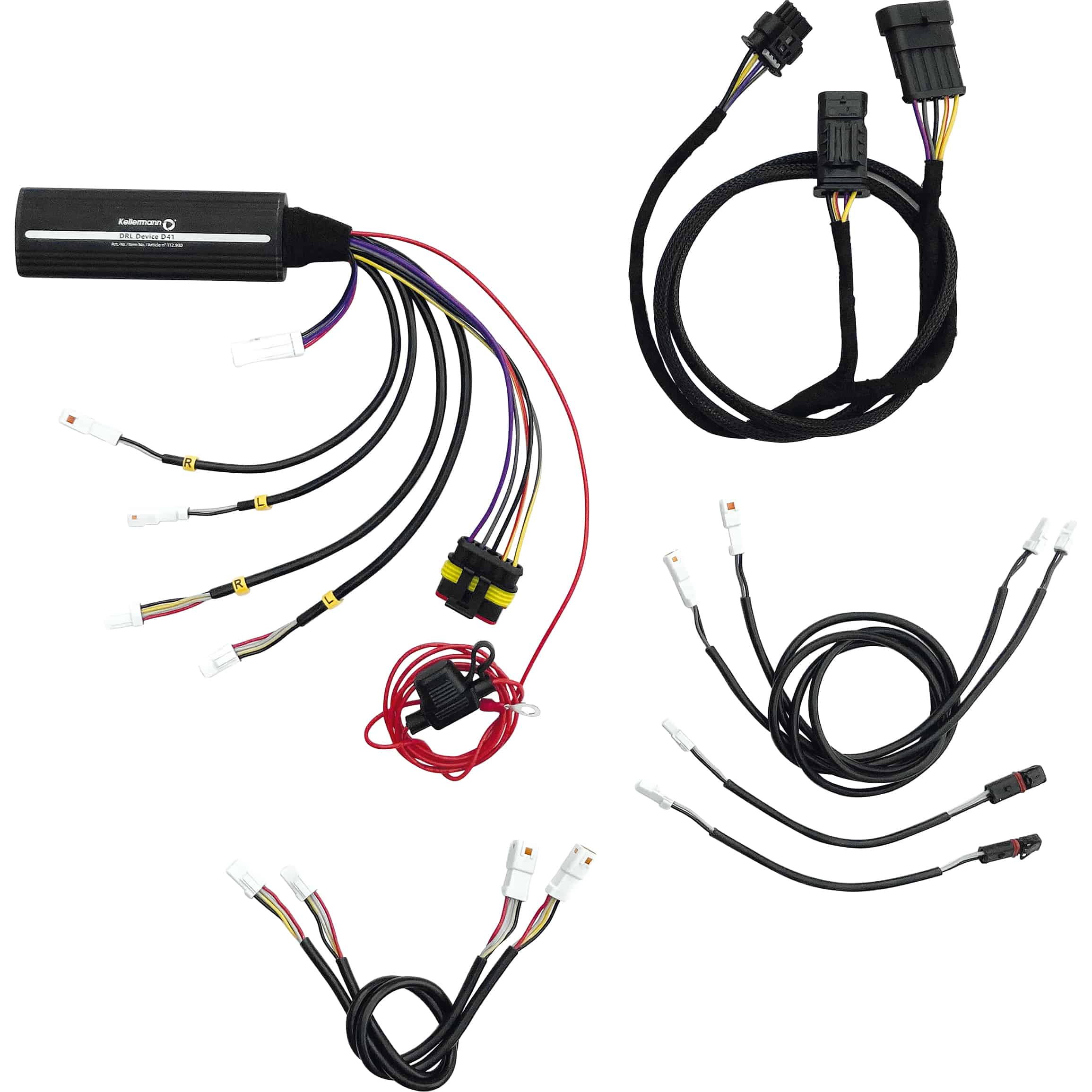 Kellermann Technikset für Dayron®i für BMW R nineT 2019- mit OEM-TFL - Motorradteile & Ersatzteile - Elektrik