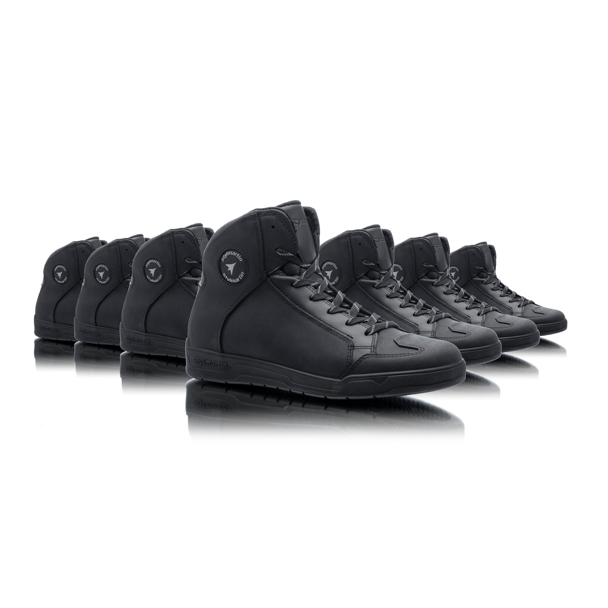 Stylmartin-Matt WP Motorradsneaker schwarz 45-0001849999001745