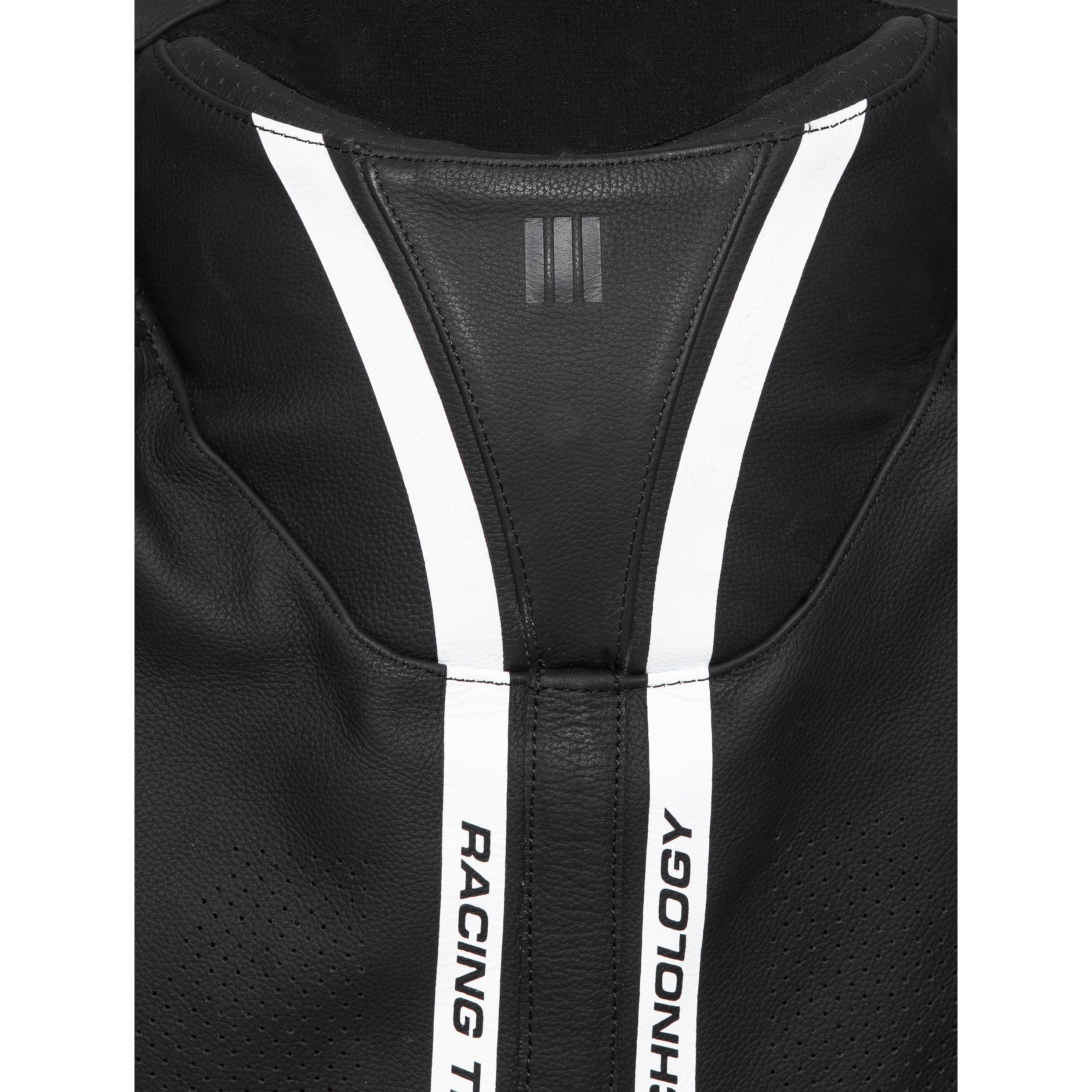 FLM-Sports Leder Kombijacke 3.1 schwarz/weiß 54-1005271999004308