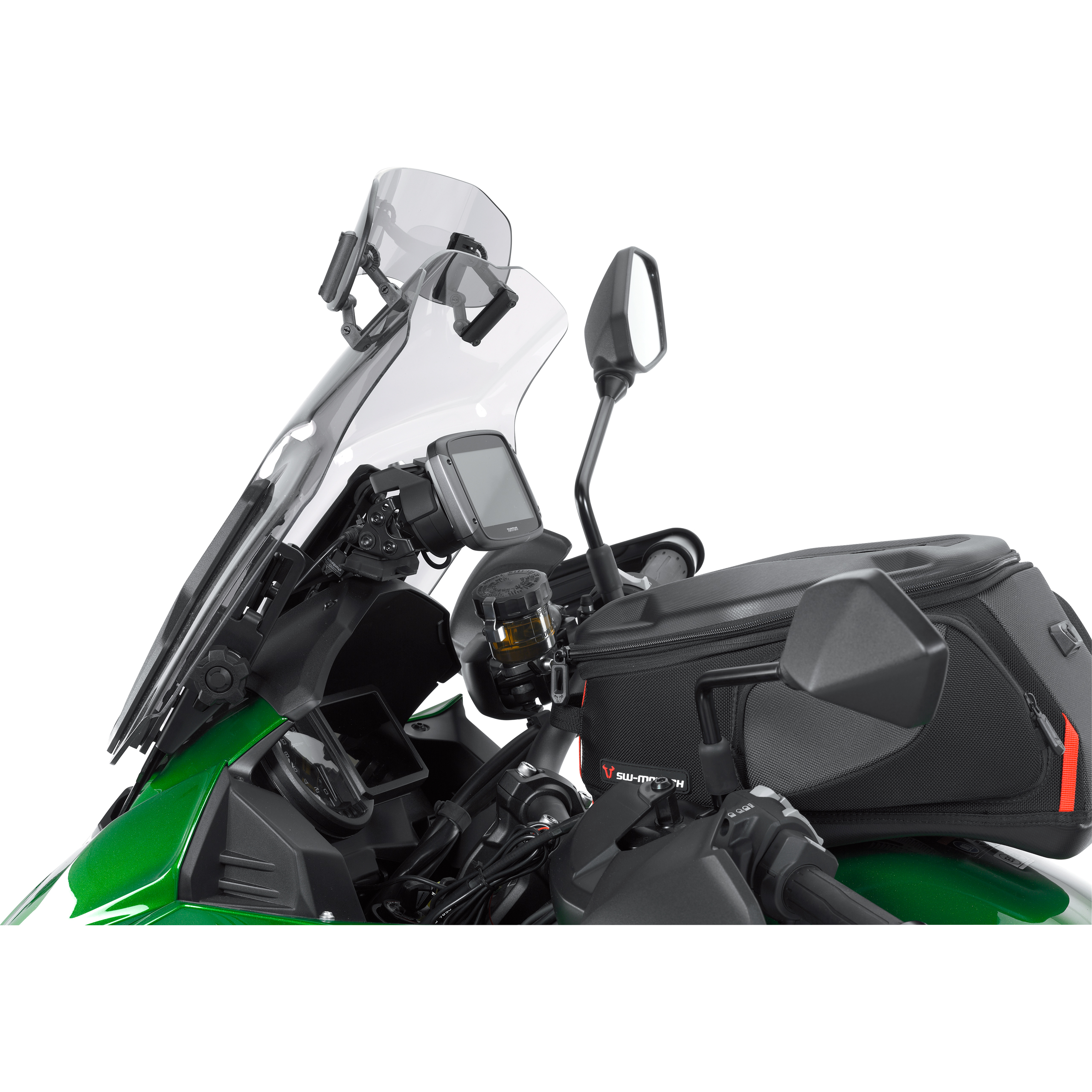 SW-MOTECH-Navi-Halter Quick-Lock an Cockpit für Kawasaki-5663921181010680