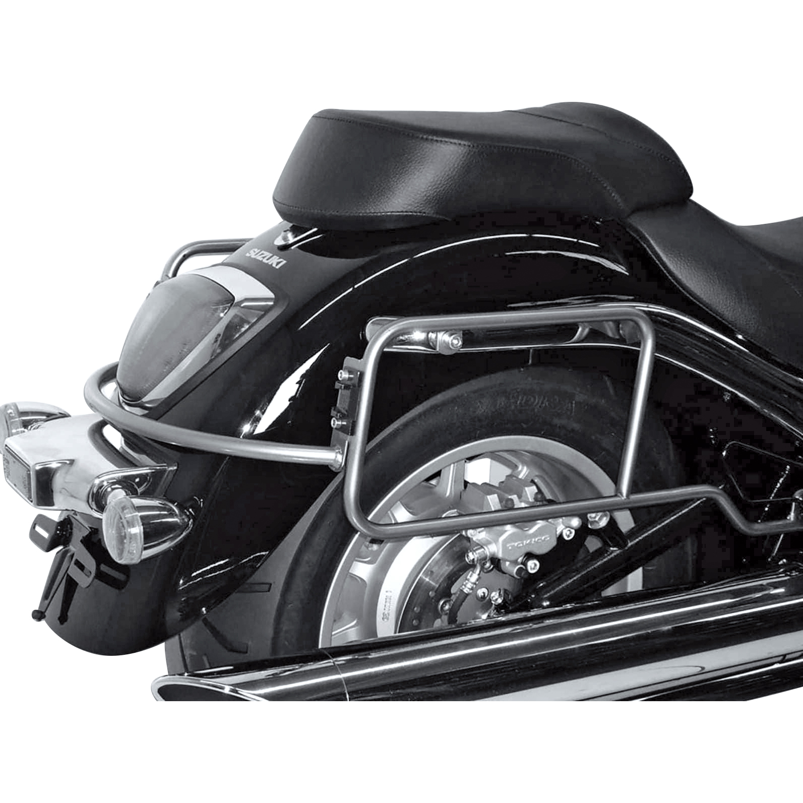 Hepco & Becker Seitenkofferträger chrom für C 1800 R Intruder 2008-2011 - Motorradzubehör - Motorradgepäck