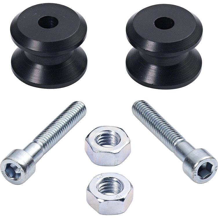 Kern-Stabi Racing Adapterrollen Paar M6x1.0 schwarz - Motorradzubehör - Aufbockvorrichtungen