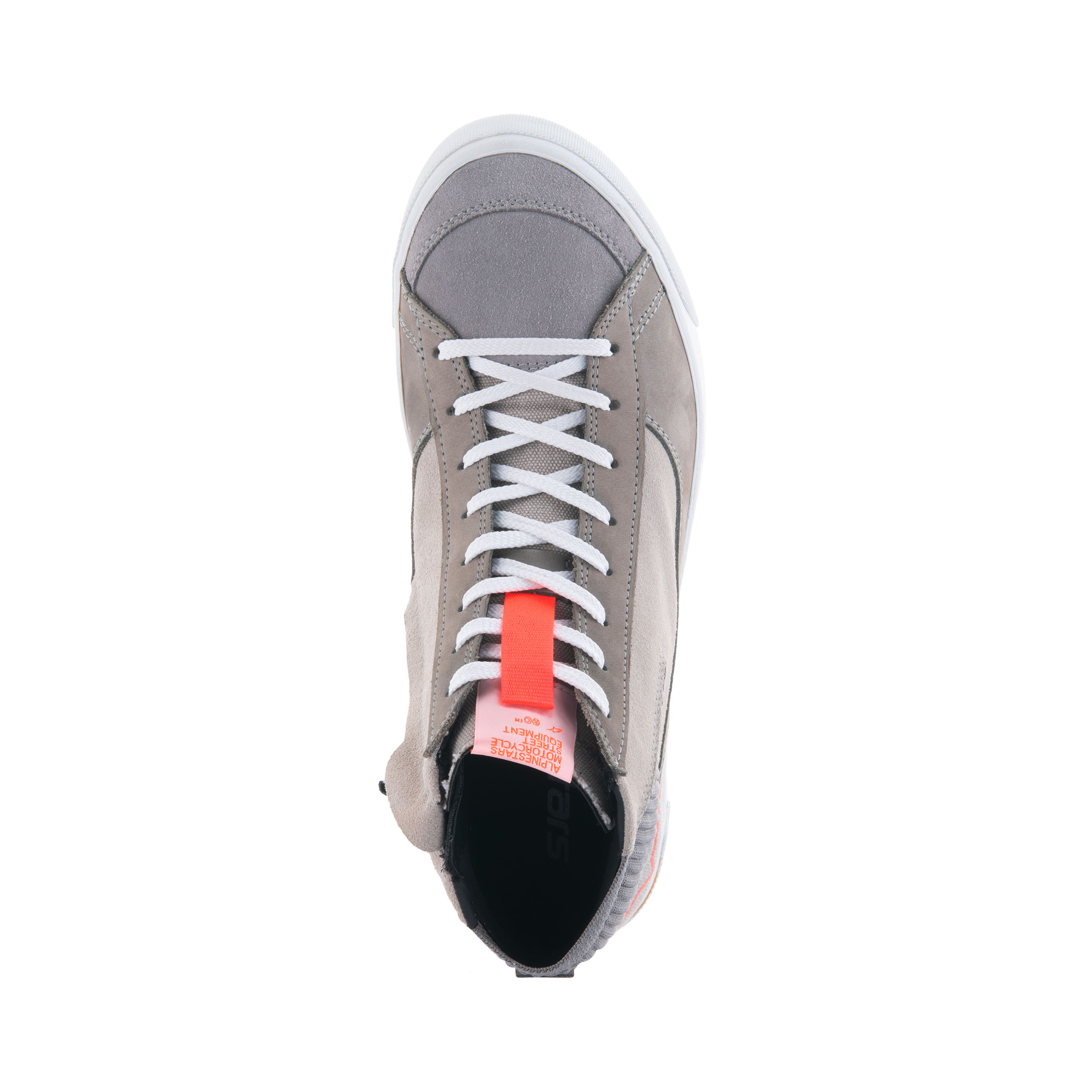 Alpinestars-Stated Motorradschuh hellgrau/fluo rot/weiß 45-0000247999188745