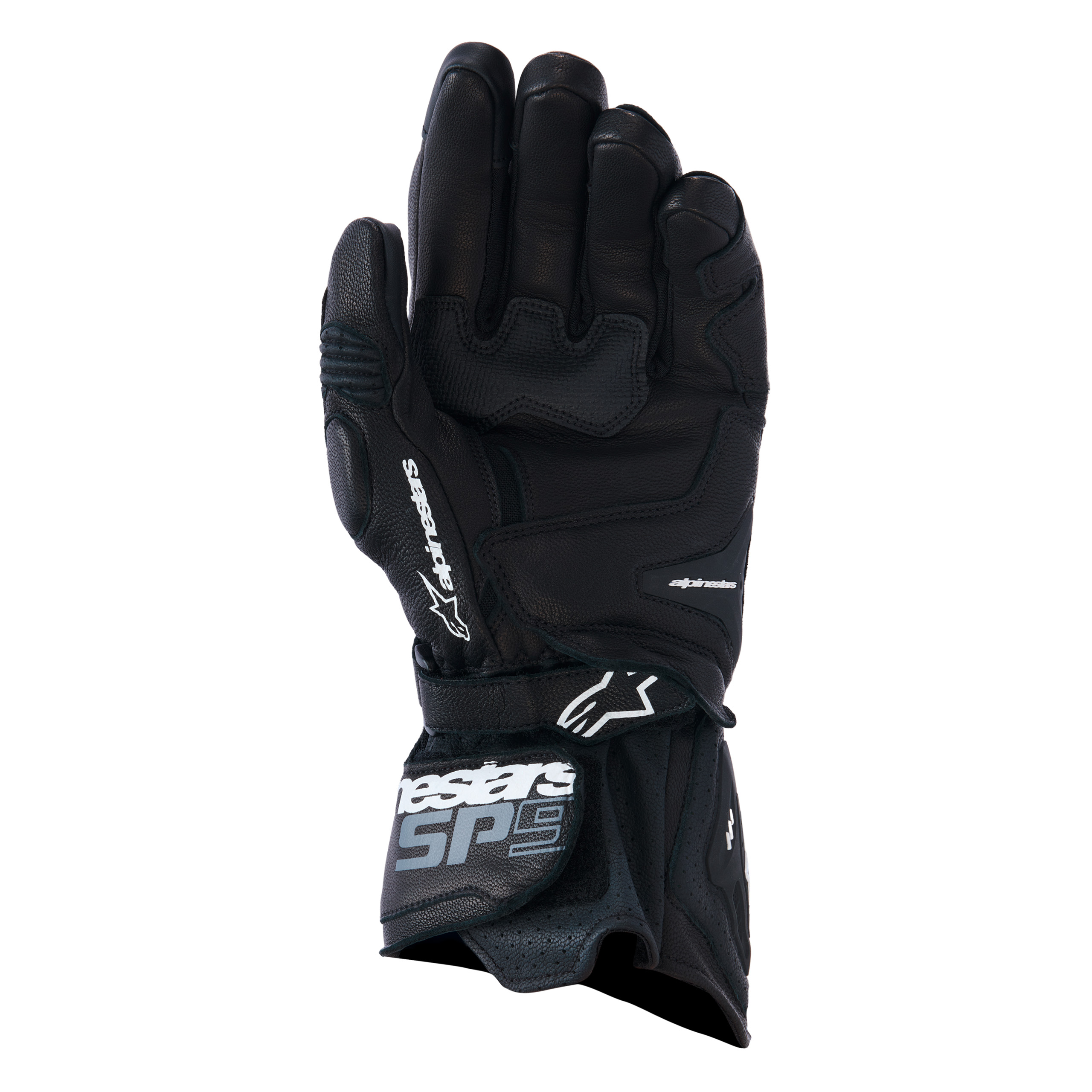 Alpinestars-SP-9 Sporthandschuh lang schwarz/weiß-0001715006031