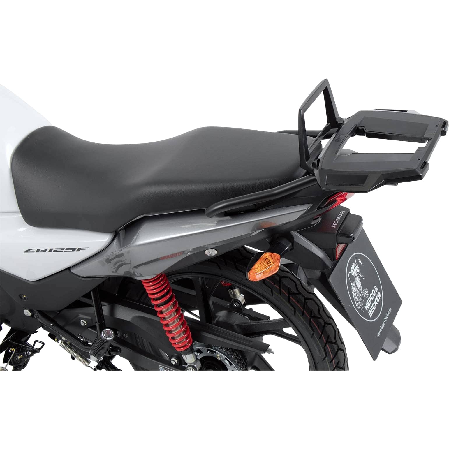 Hepco & Becker Gepäckbrücke Alurack schwarz für Honda CB 125 F 2021-2025 - Motorradzubehör - Motorradgepäck