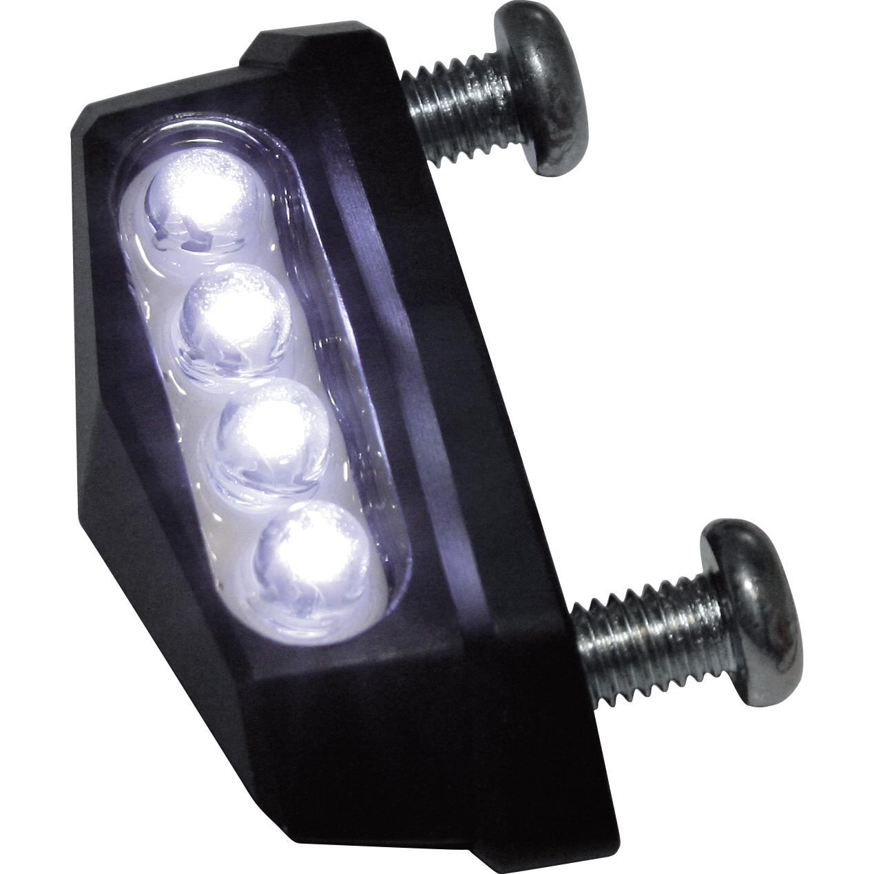 HIGHSIDER smart-LED Alu Nummernschildbeleuchtung Quadro schwarz-5706551026001340