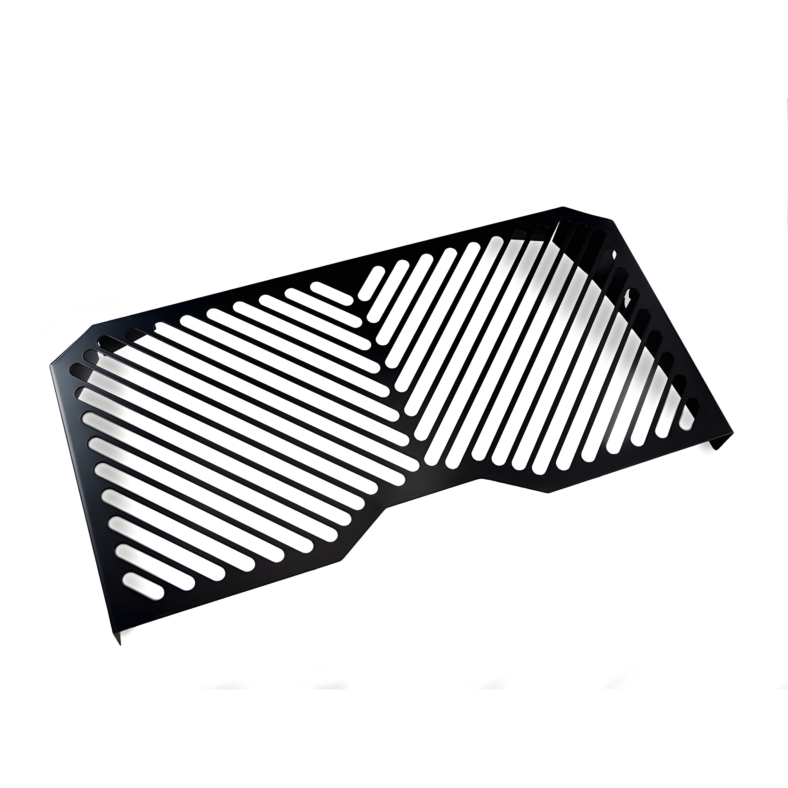 Zieger Kühlerabdeckung Clean schwarz für Kawasaki Z 750 S - Motorradteile & Ersatzteile - Verkleidungen & Abdeckungen