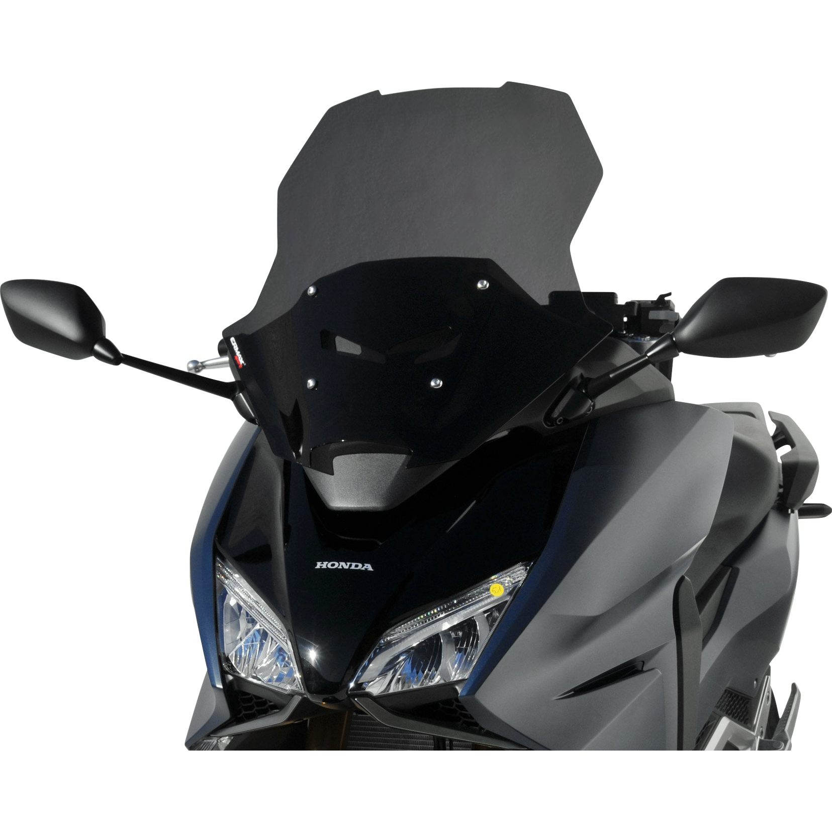 Ermax Scheibe Sport schwarz für Honda NSS 750 Forza - Motorradteile & Ersatzteile - Verkleidungen & Abdeckungen