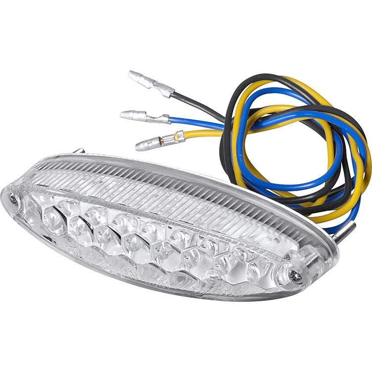 HIGHSIDER smart LED Rücklicht NUMBER1 mit Nr.-Beleuchtung klarglas - Motorradteile & Ersatzteile - Beleuchtung