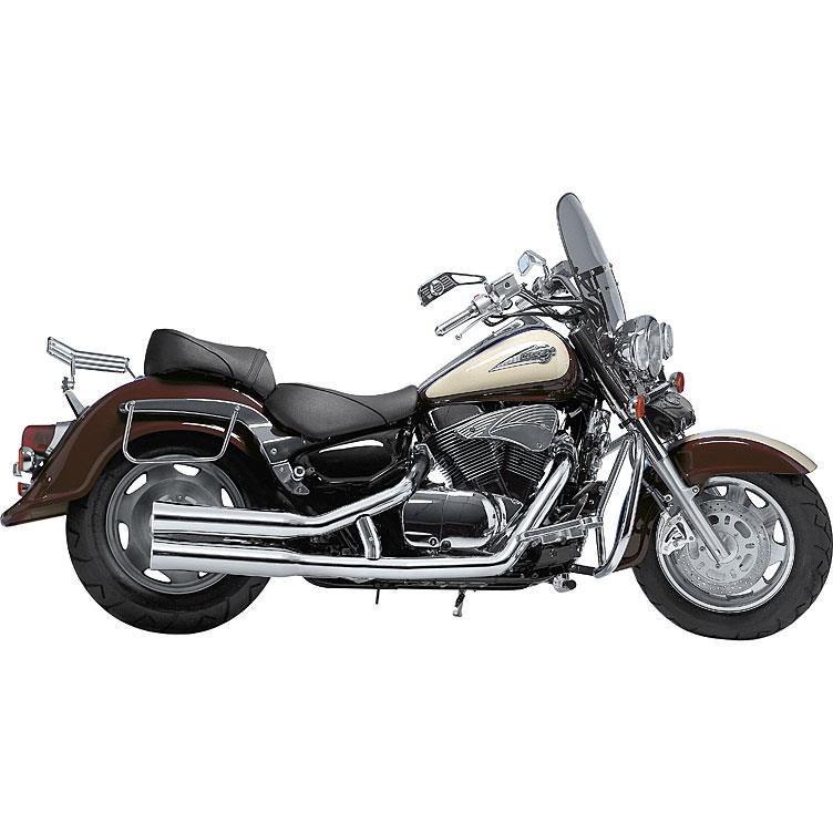 Falcon Double Groove Auspuff 2-2 Suzuki VL 1500 Intruder LC poliert - Motorradteile & Ersatzteile - Auspuff
