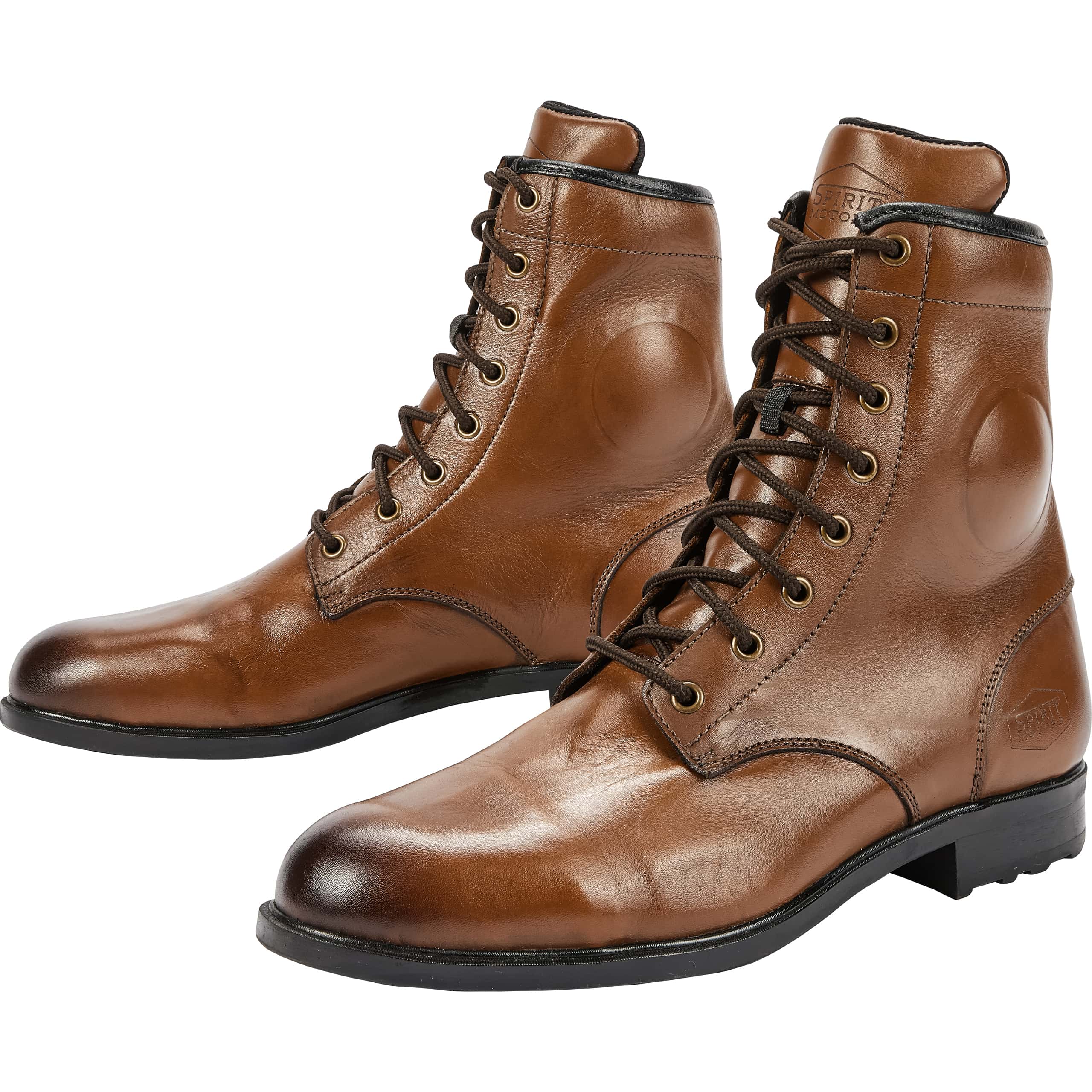 Spirit Motors-Jimmy Slick Motorradschnürstiefel kurz-3006641999006742