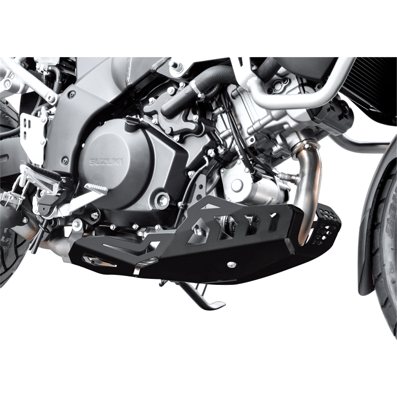 Zieger Motorschutz Alu schwarz für Suzuki DL 1000 V-Strom /XT 2014- - Motorradteile & Ersatzteile - Verkleidungen & Abdeckungen