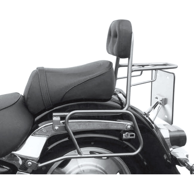 Hepco & Becker Sissybar mit Gepäckträger chrom für Suzuki VL/C 1500 Intrude - Motorradteile & Ersatzteile - Anbauteile