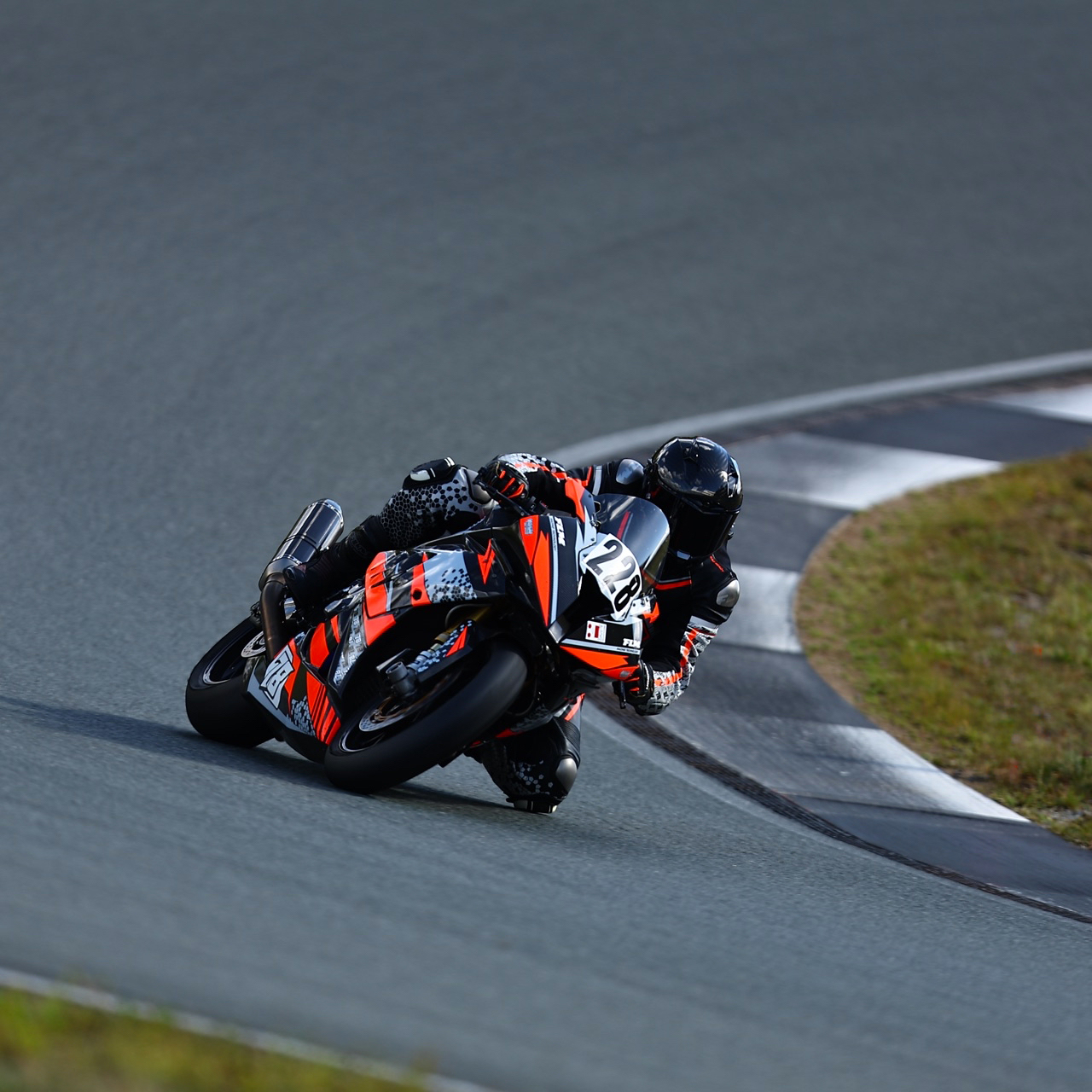 FLM-Le Mans GP Racingkombi 1-tlg. schwarz/rot-1207371999002