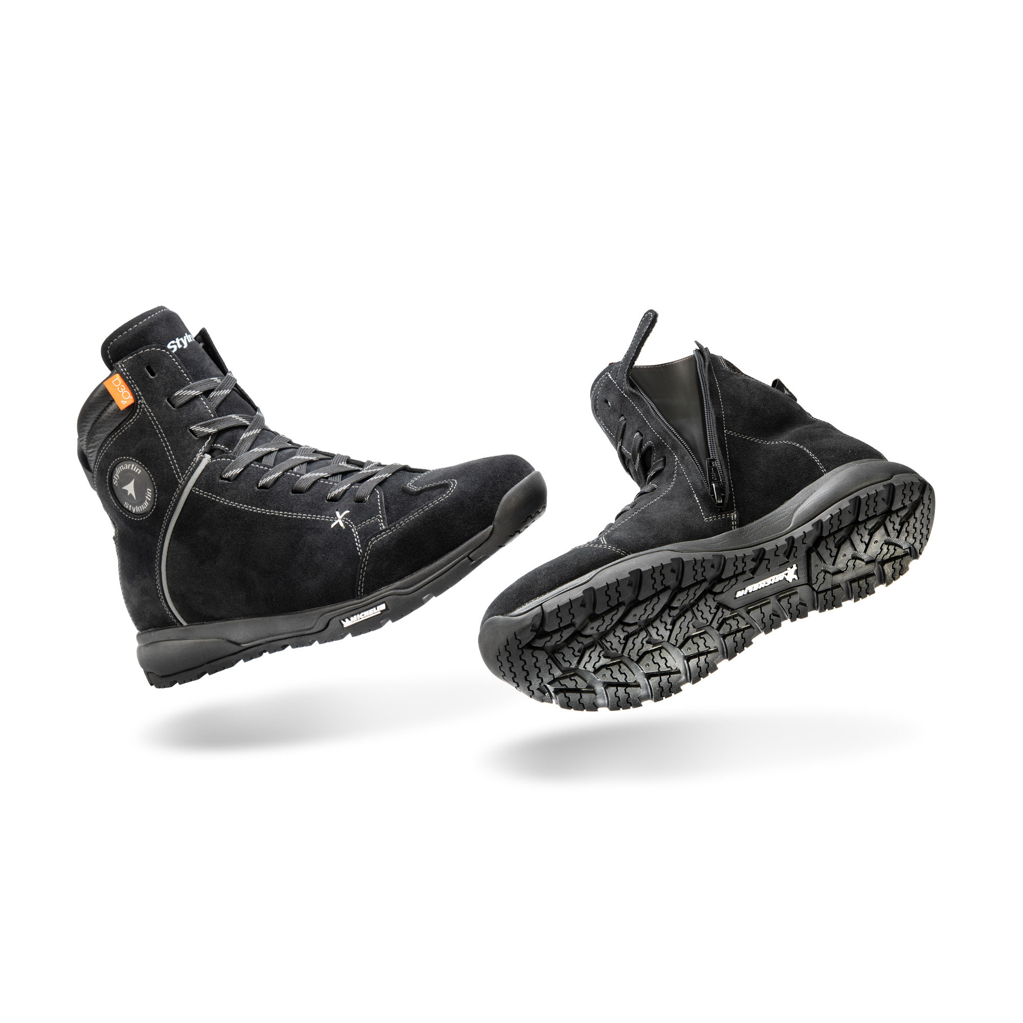 Stylmartin-Zed WP Motorradschnürschuh schwarz-0001860999001