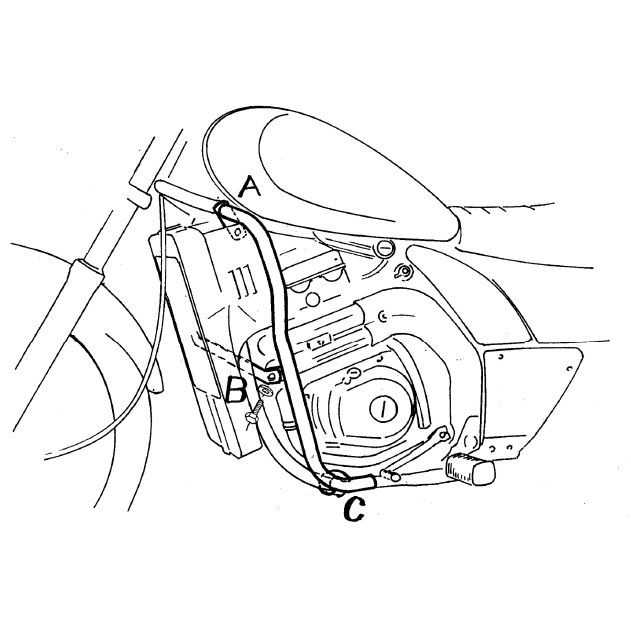 Hepco & Becker Sturzbügel chrom für Kawasaki EL 250/252 1994-2003 - Motorradteile & Ersatzteile - Anbauteile