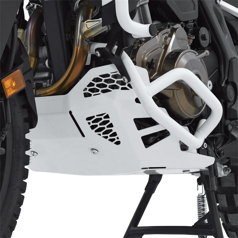 Zieger Motorschutz Alu weiß für Honda CRF 1100 Africa Twin - Motorradteile & Ersatzteile - Verkleidungen & Abdeckungen
