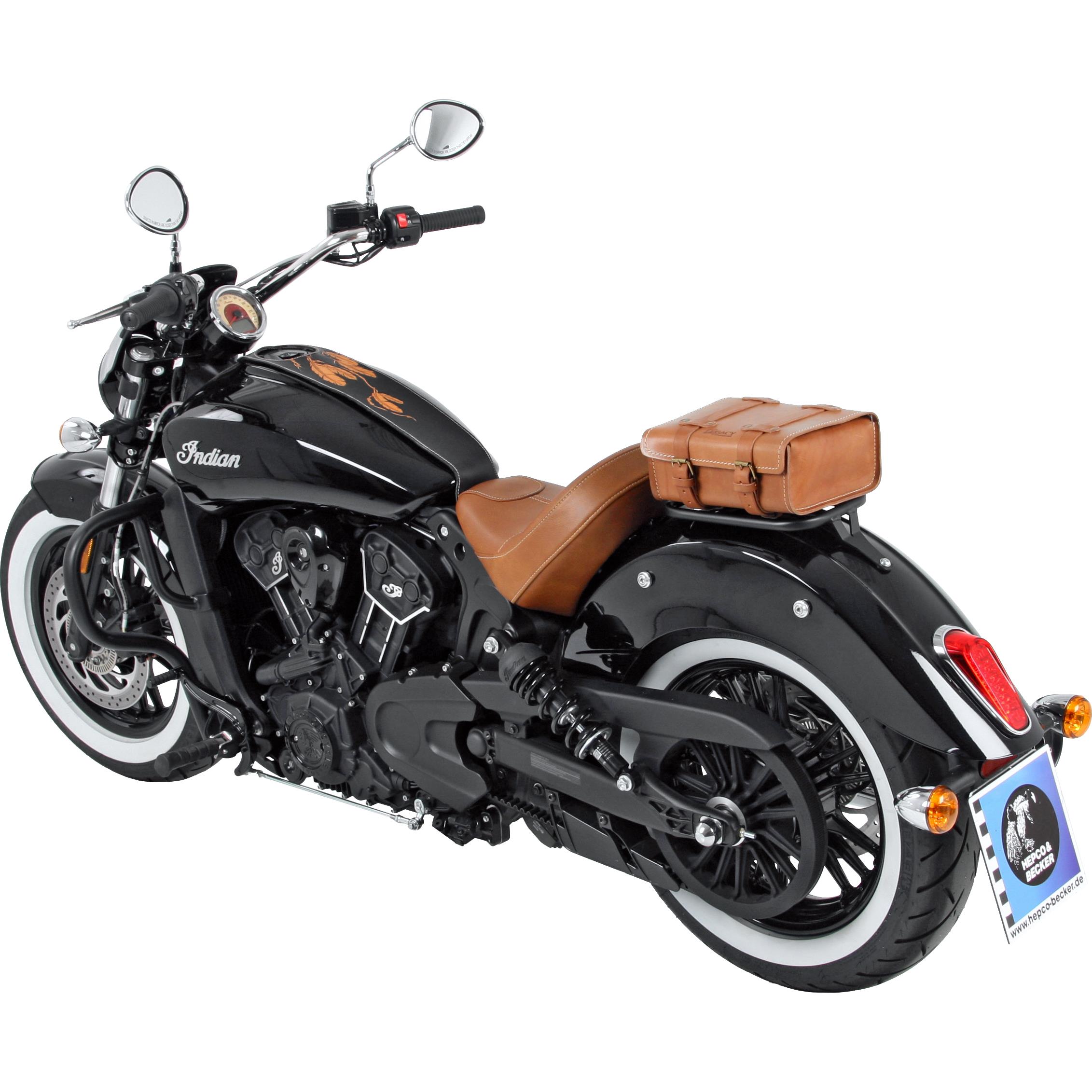 Hepco & Becker-Gepäckträger Solorack schwarz für Indian Scout /Sixty 15-24-5647101108000390