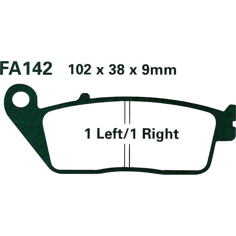 Hi-Q-Bremsbeläge organisch FA142  102x38x9mm-5563311267000150