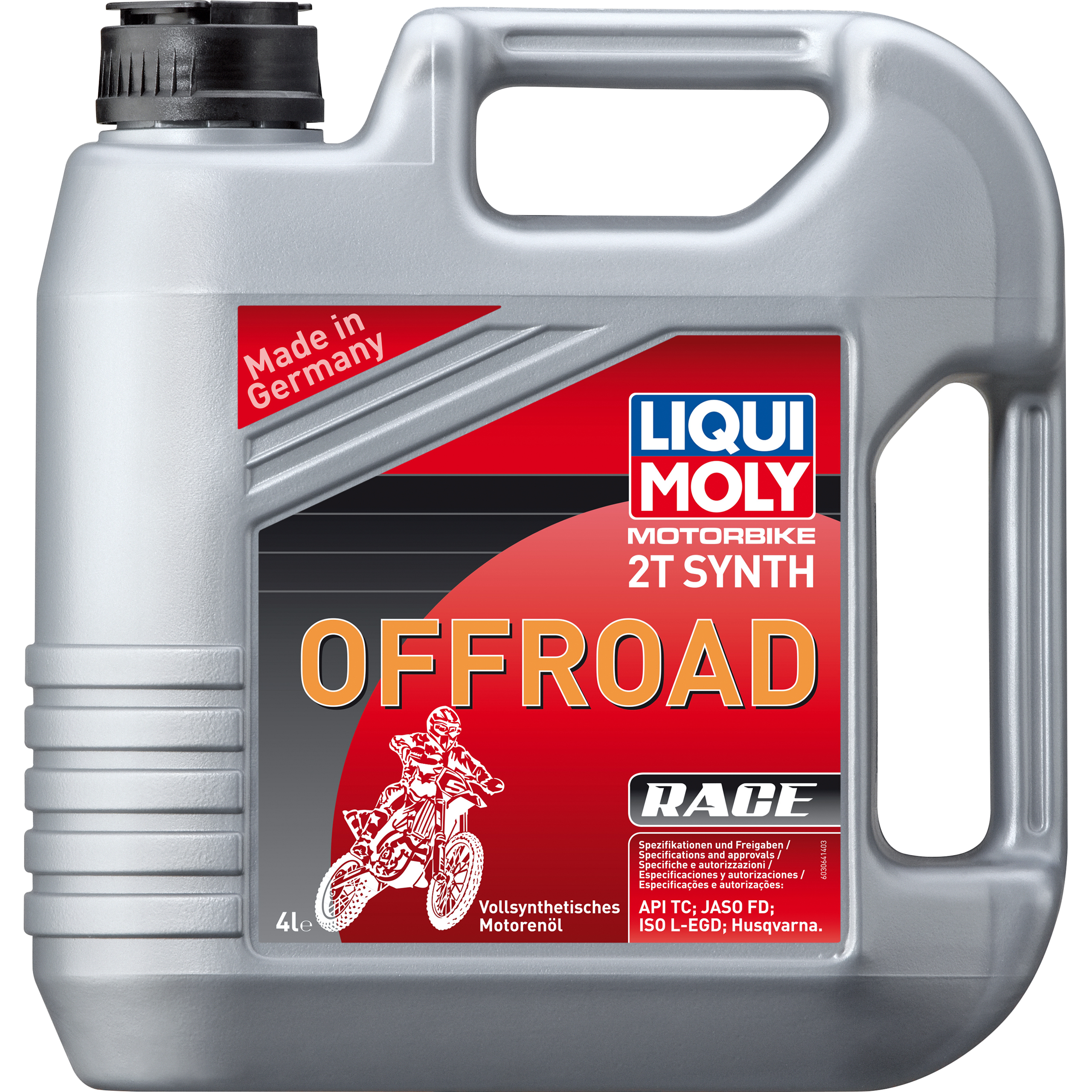 Liqui Moly-2-Takt Öl Motorbike 2T Offroad Race Vollsynth. 4 Liter-5702211246000091