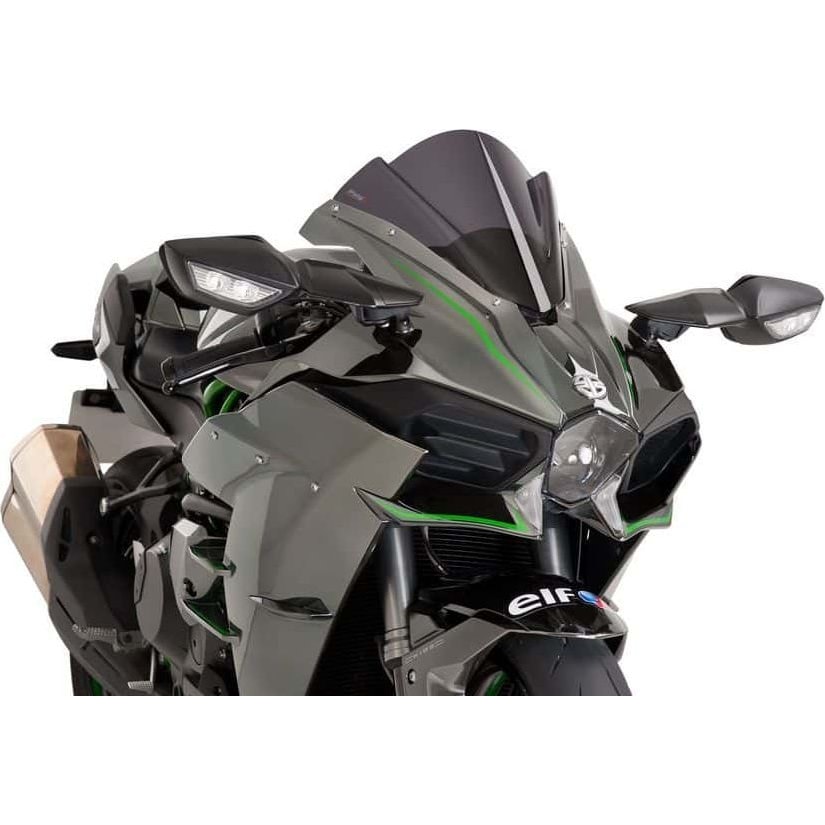 Puig Z-Racingscheibe stark getönt für Kawasaki Ninja H2 2015-2020 - Motorradteile & Ersatzteile - Verkleidungen & Abdeckungen