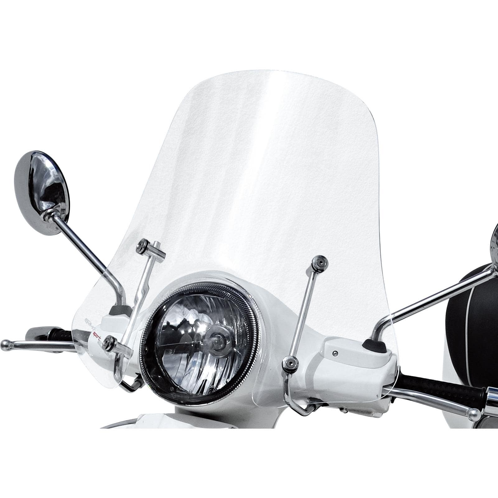 Ermax Scooter Scheibe Sportivo klar für Vespa GTS 125/250/300 08- - Motorradteile & Ersatzteile - Anbauteile