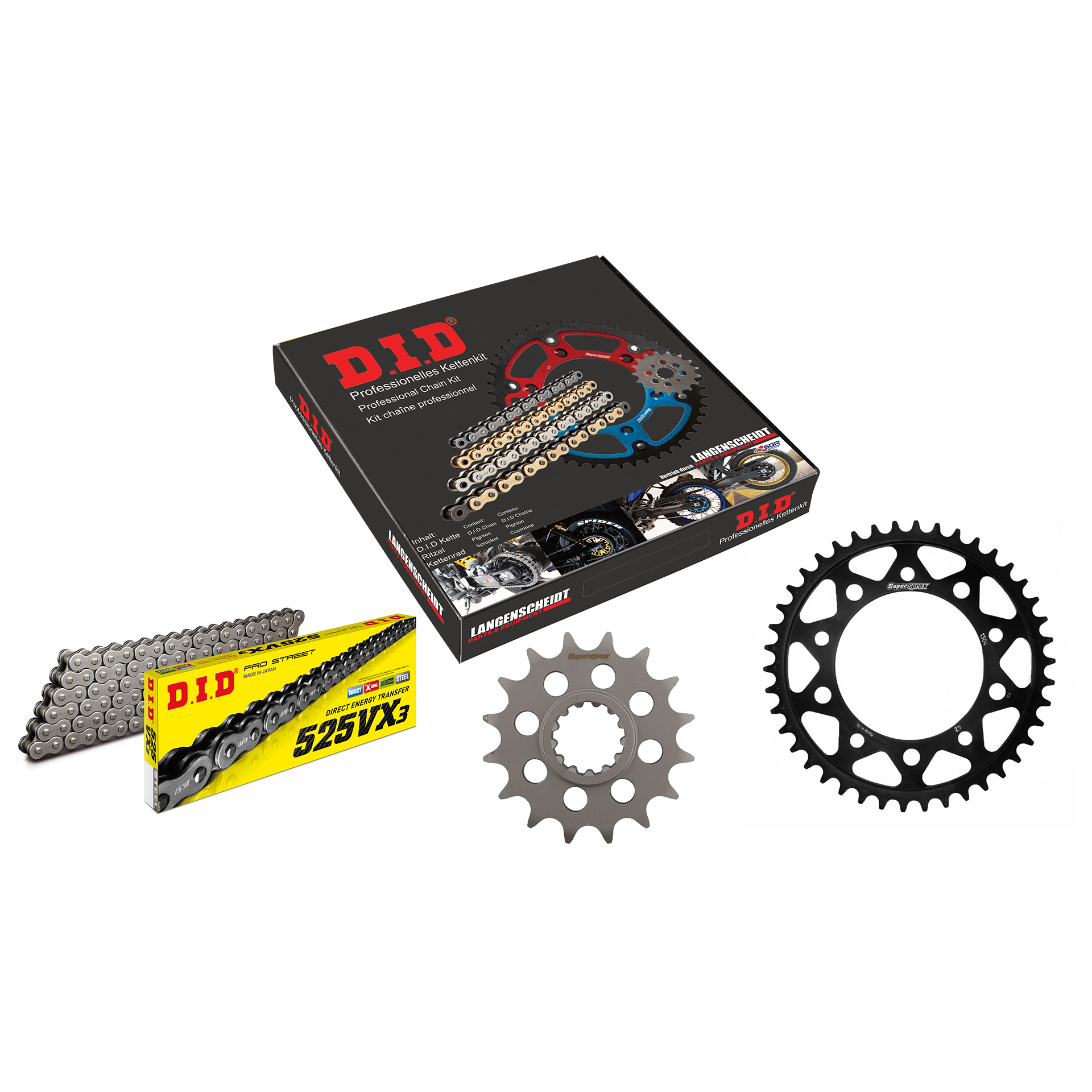 D.I.D.-Kettenkit 530VX3 Niet X 16/42/108 für CBR 900 RR SC33 96-99-5742881265010420
