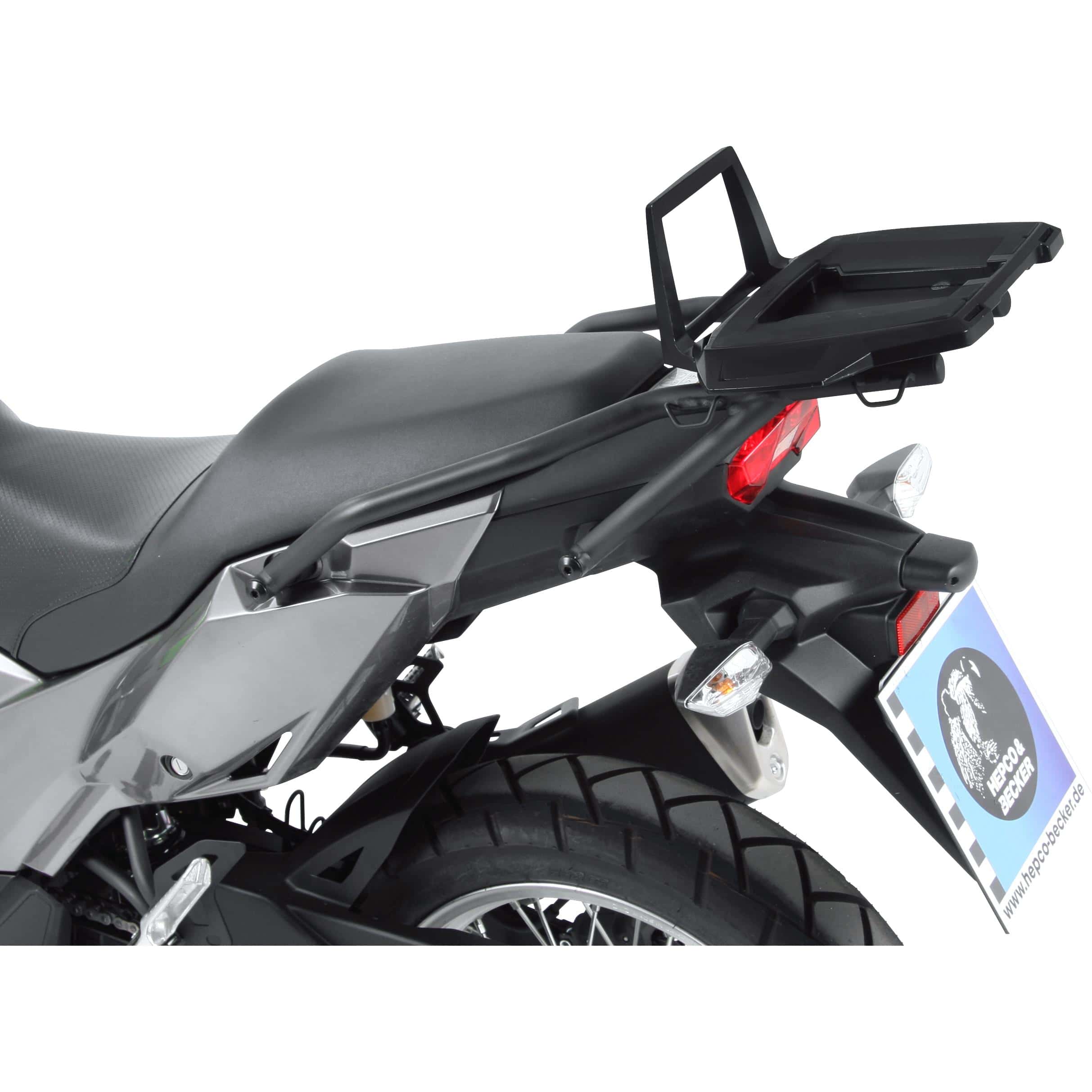 Hepco & Becker Alurack Gepäckbrücke schwarz für Kawasaki Versys-X 300 - Motorradzubehör - Motorradgepäck