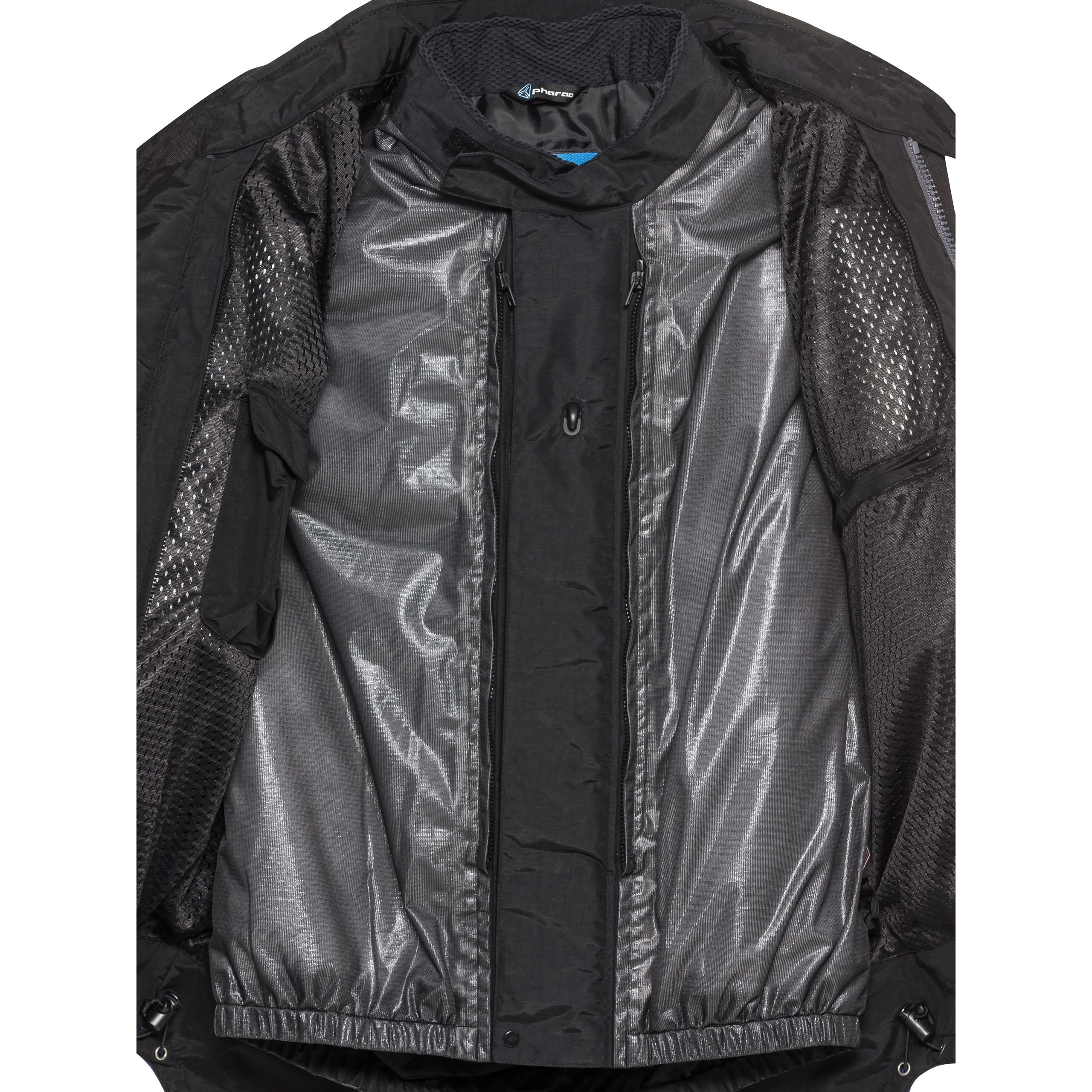 Pharao-Skeen WP Textiljacke schwarz/grau/blau XXL-2016711999003012
