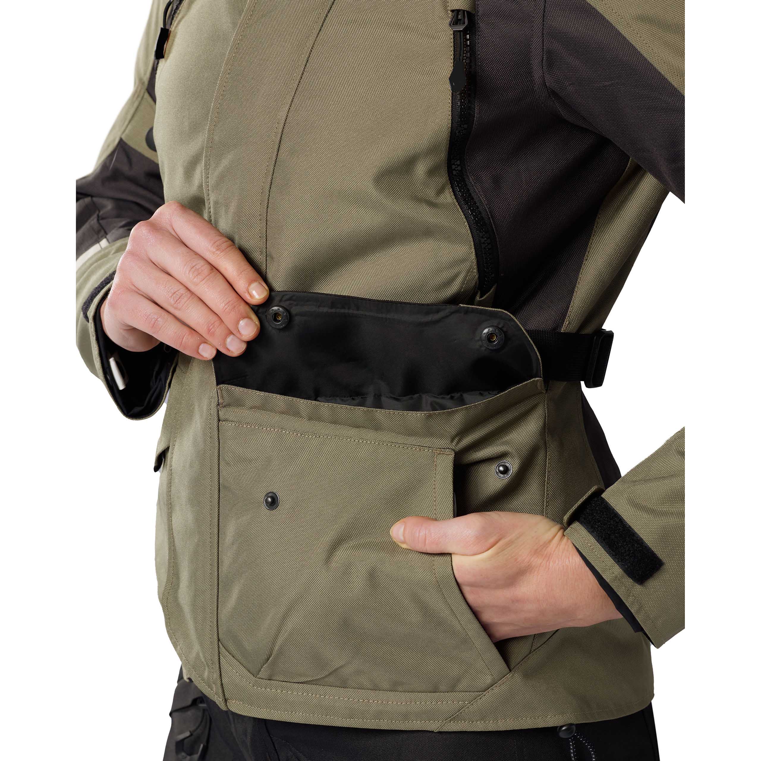 REV'IT!-Voltiac 3 H2O Damen Textiljacke grün/anthrazit 36-0000785999085299