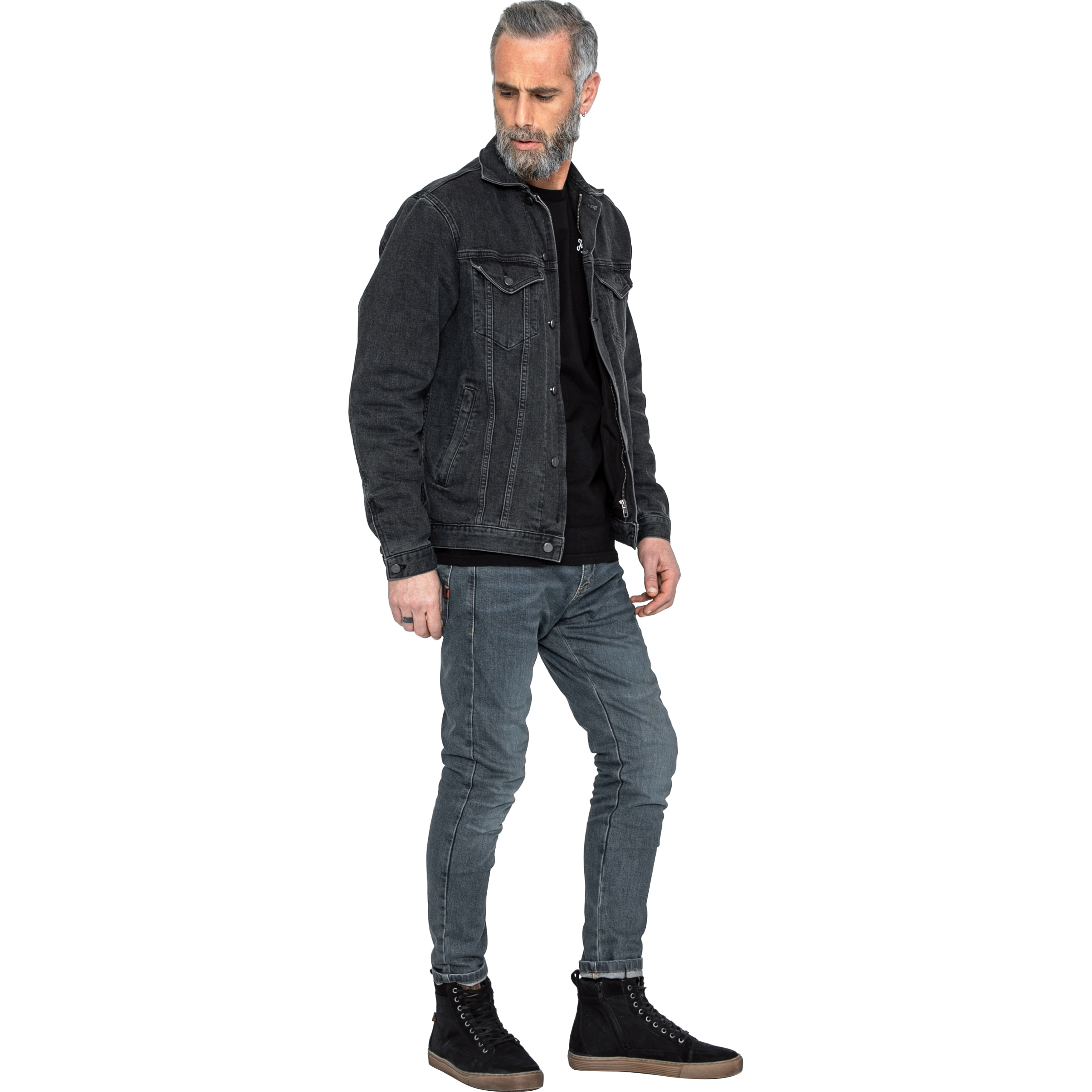 John Doe-Maverick Textiljacke schwarz M-1000191999001009