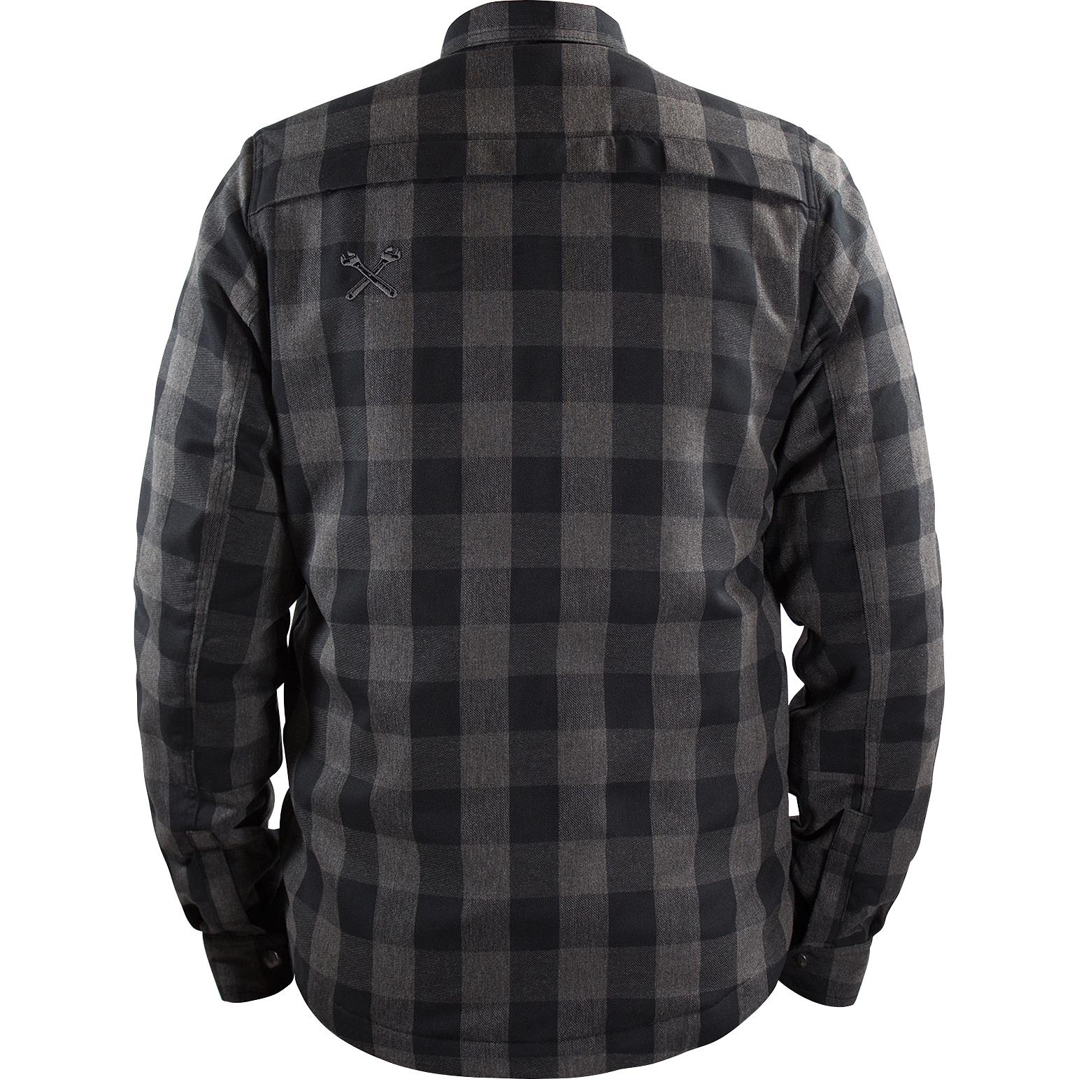 John Doe-Lumberjack Motoshirt Jacke grau/schwarz XXL-2011921999007012