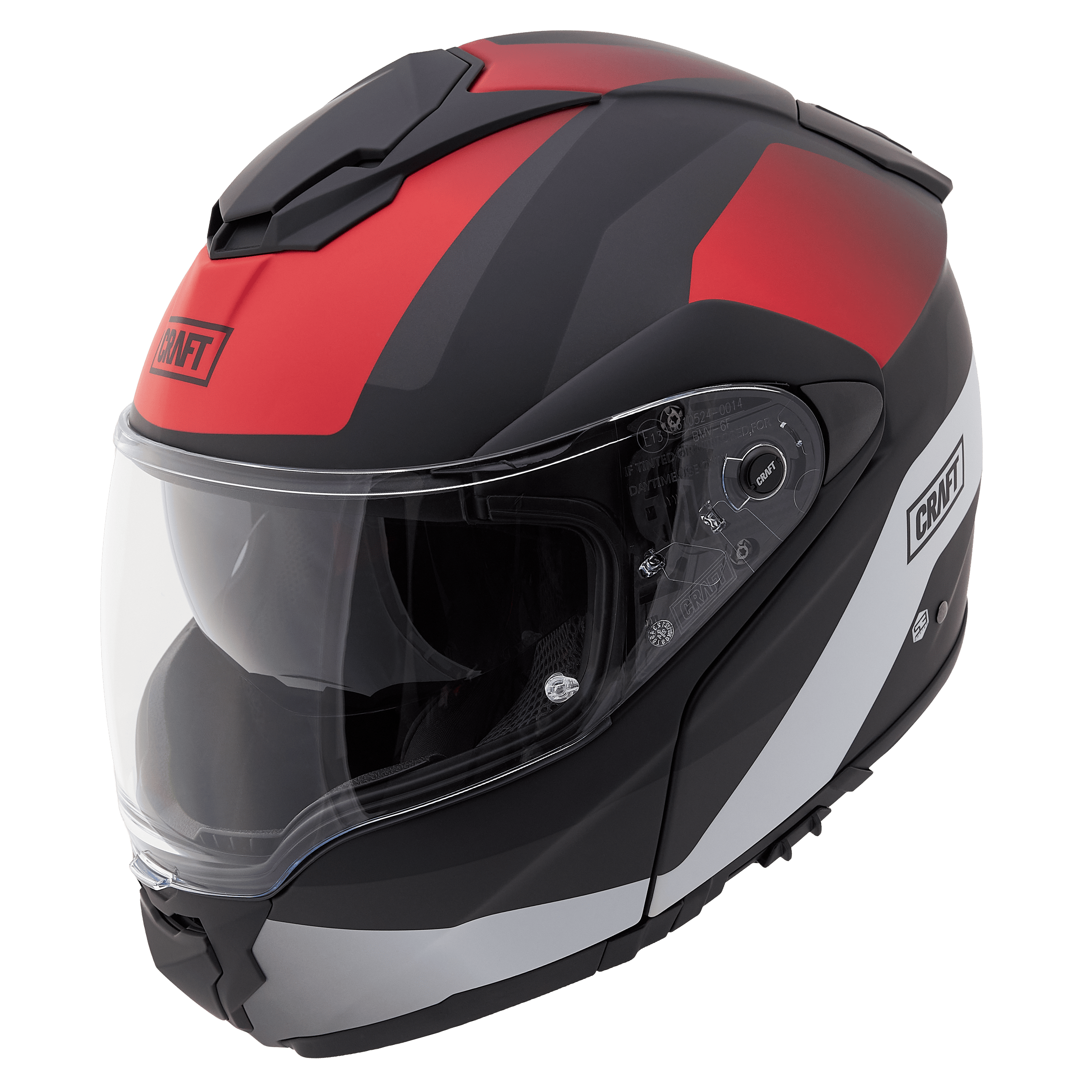 Craft-Fiberglas Klapphelm Tour Silber Dekor #26-4701271999053