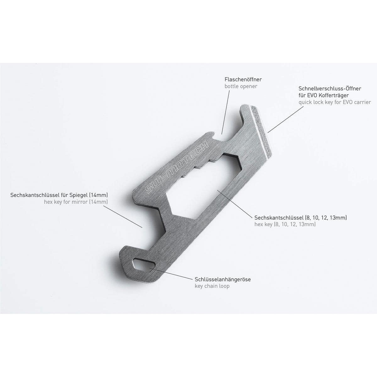 SW-MOTECH-Multitool Schlüsselanhänger Edelstahl-5730731164003920
