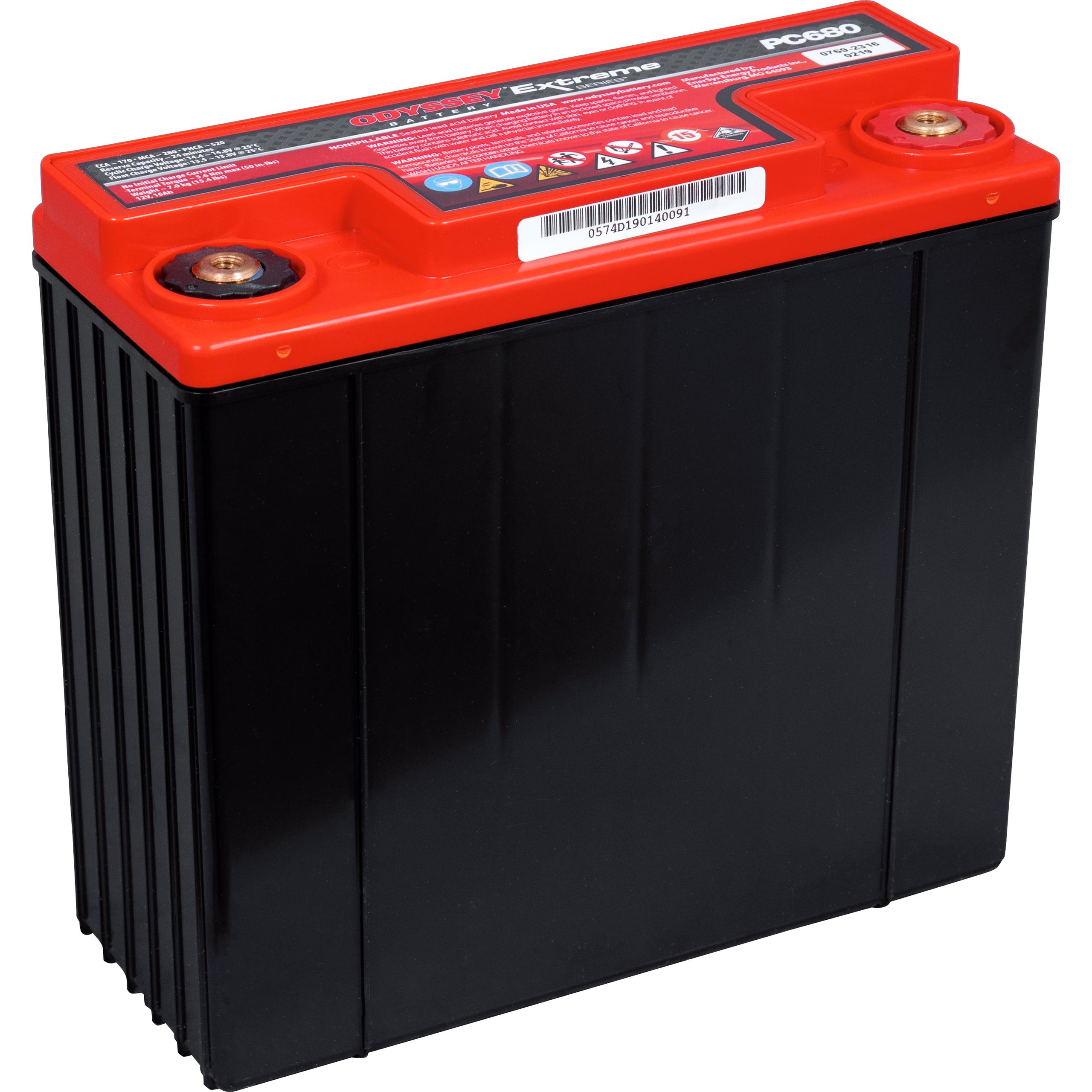 Odyssey-Batterie Exreme Reinblei ODS-AGM16L/PC680 12V, 16Ah (51913/Y-5736351314000013