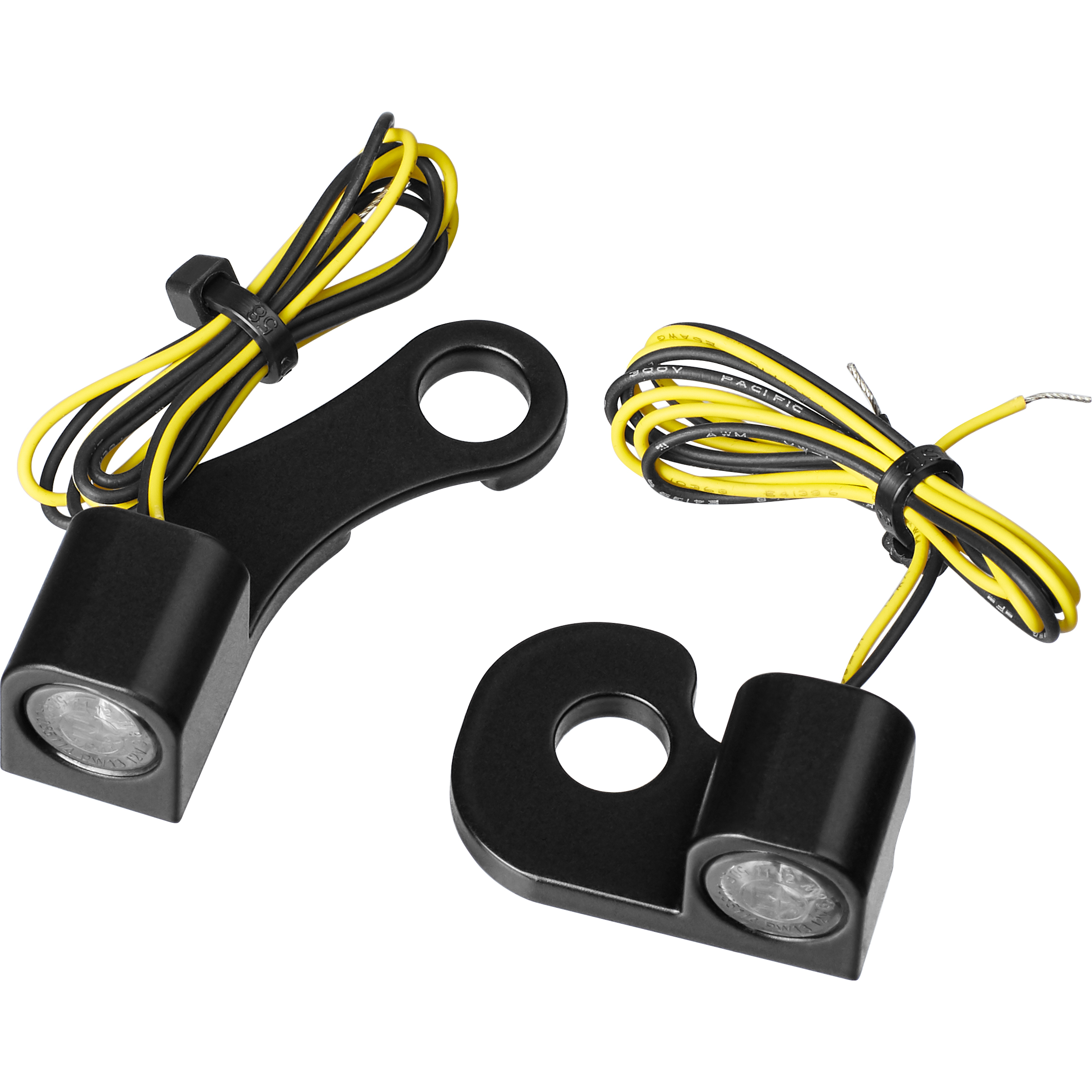 HeinzBikes LED Armaturenblinkerpaar Nano für Softail 2018- schwarz - Motorradteile & Ersatzteile - Beleuchtung