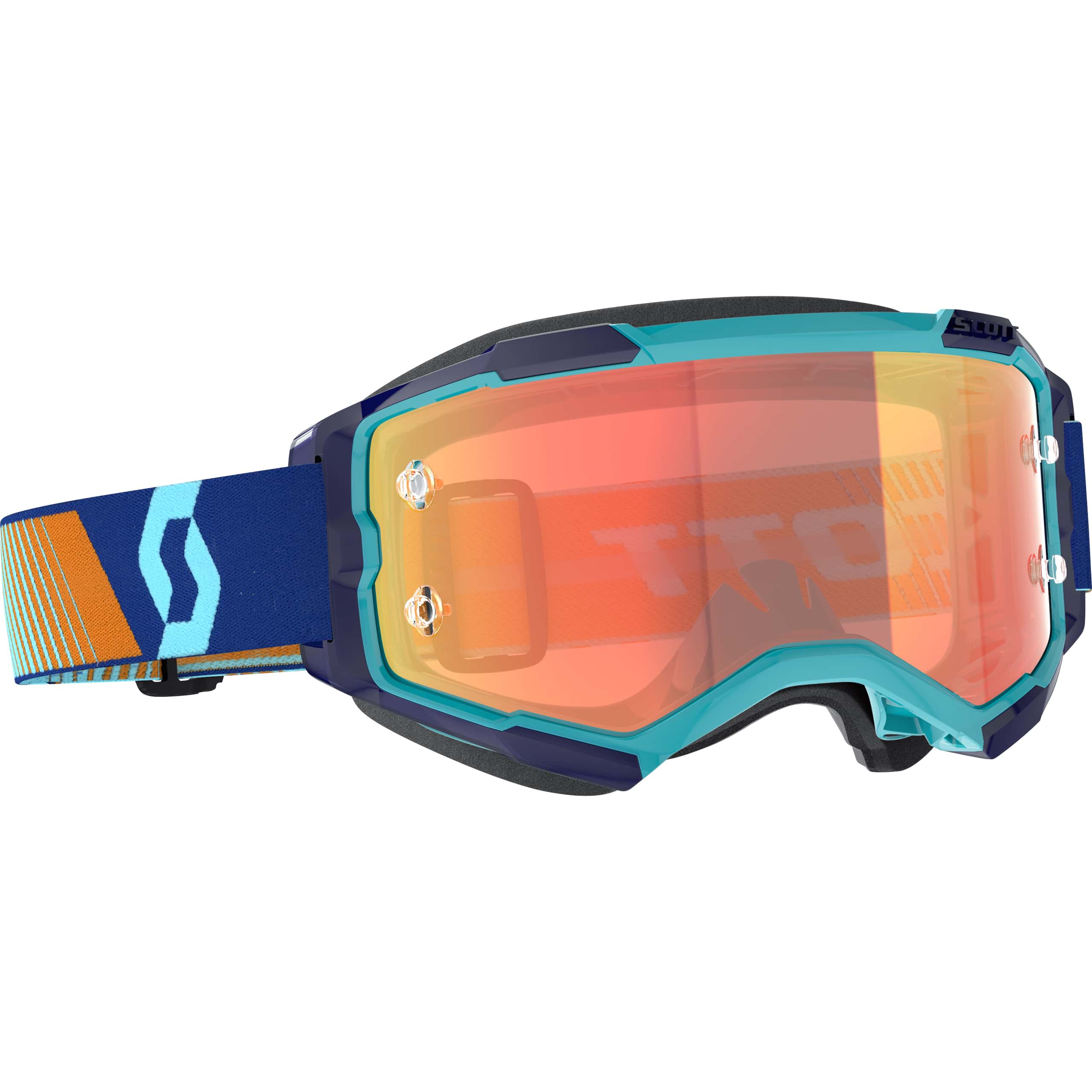Scott-Fury Crossbrille royal blau/orange/orange verchromt-4504971999032