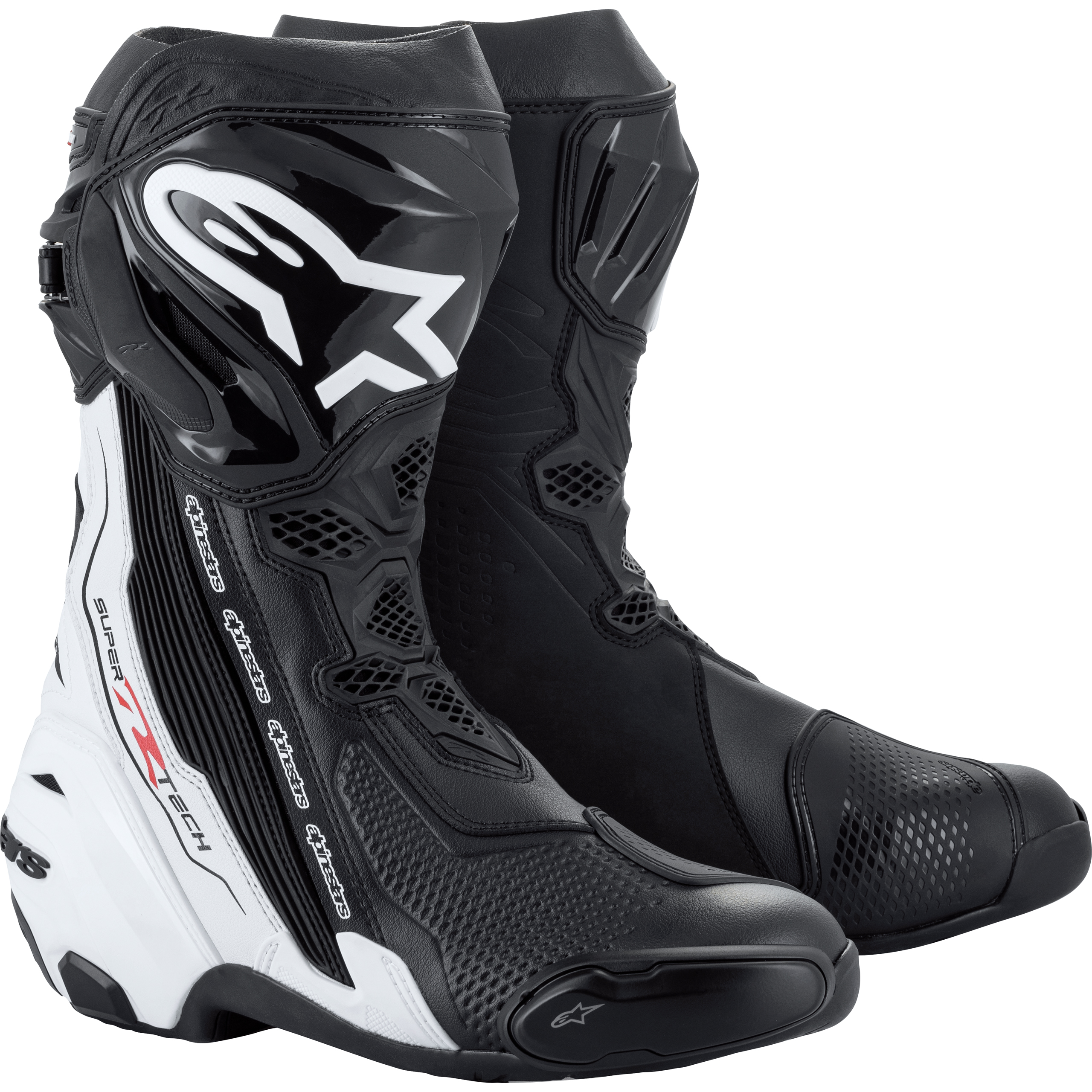 Alpinestars Supertech R Motorradstiefel lang weiß 44 - Motorradbekleidung - Sport Motorradbekleidung