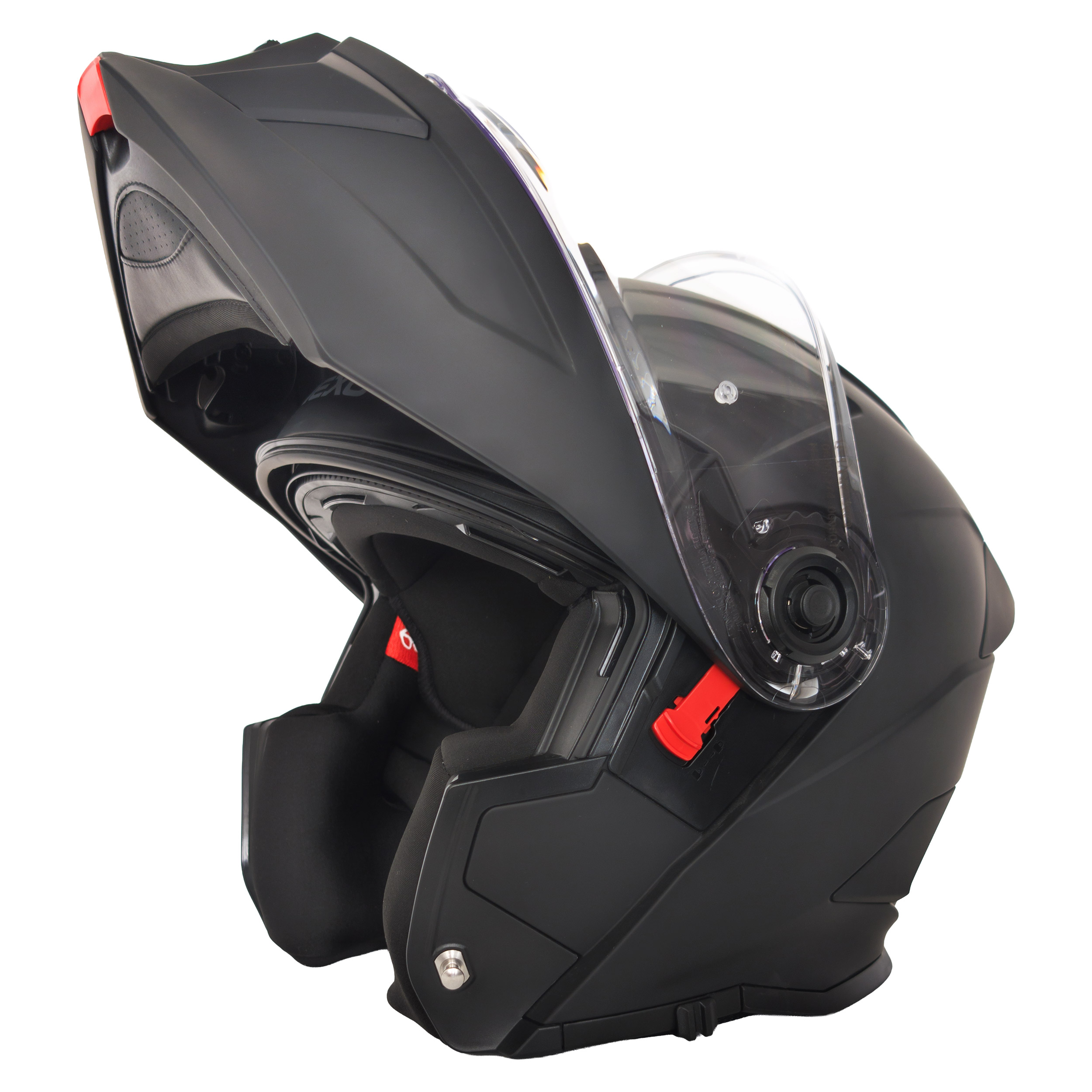 Nexo Klapphelm Enduro mattschwarz M - Touring - Helme & Brillen