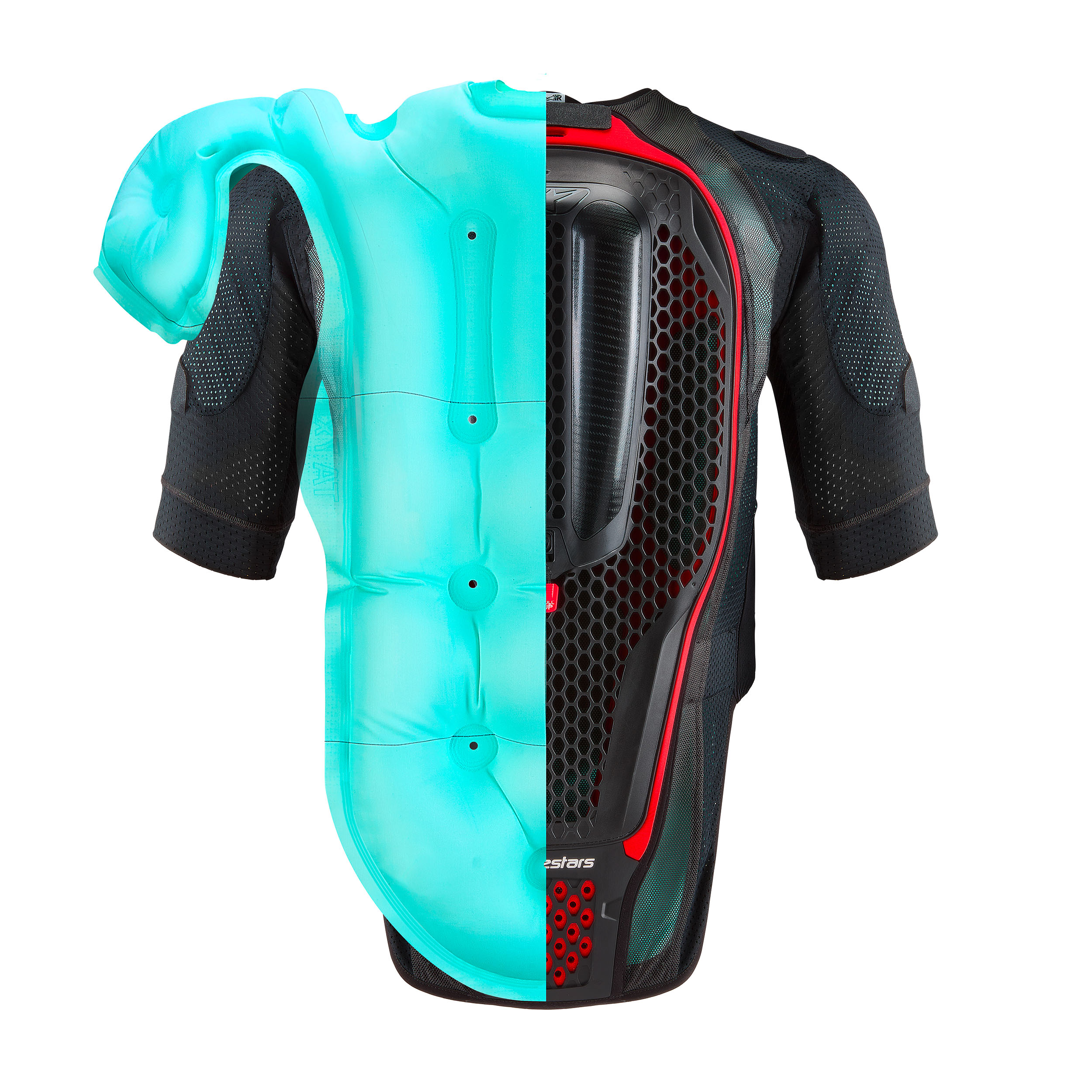 Alpinestars-Tech-Air 7x Airbag Weste schwarz/rot M-0001873999033009