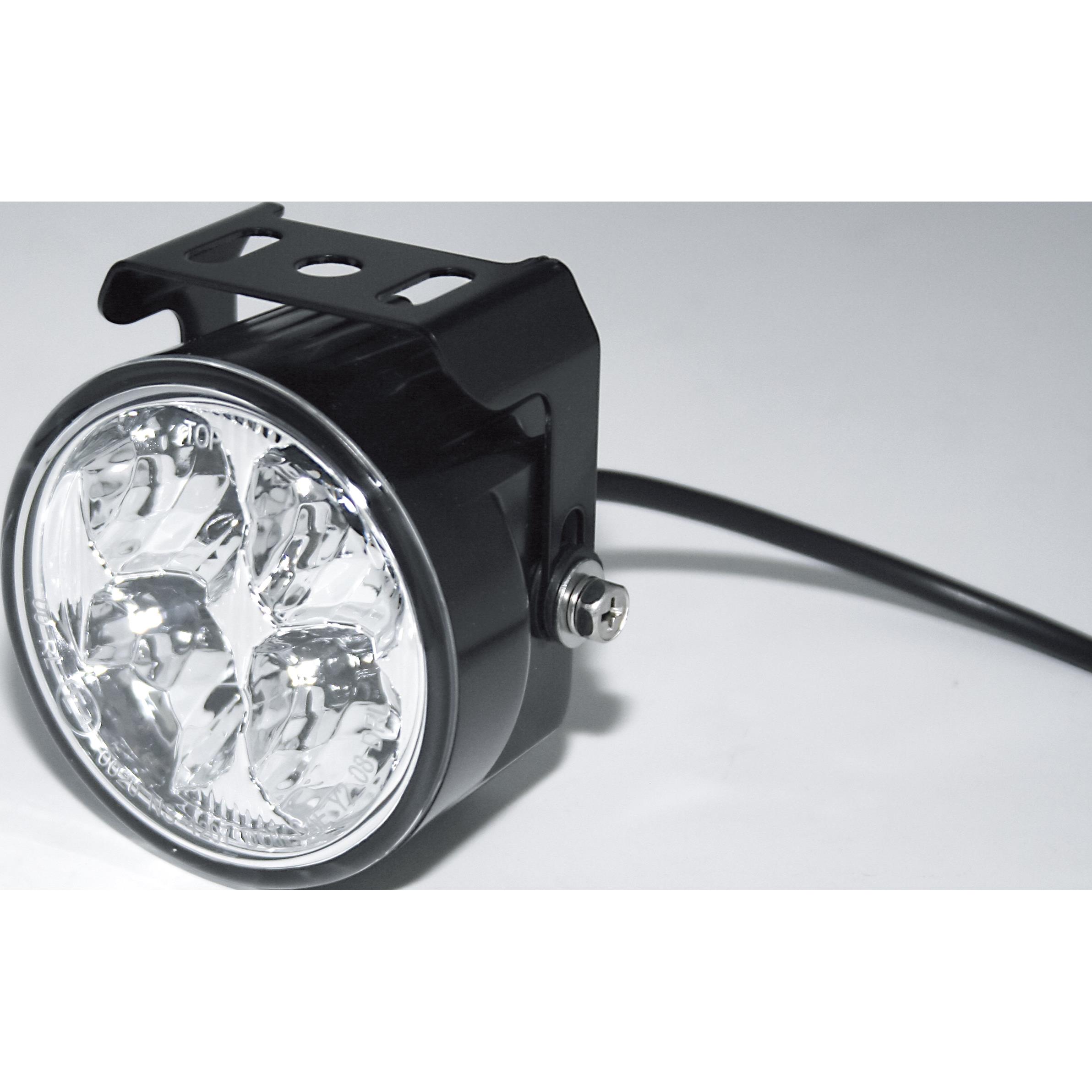 Highsider LED-Tagfahrlicht universal Alu rund Ø71,5mm - Motorradteile & Ersatzteile - Beleuchtung