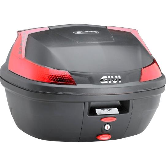 Givi Monolock® Topcase B37N schwarz/rot 37 Liter - Motorradzubehör - Motorradgepäck