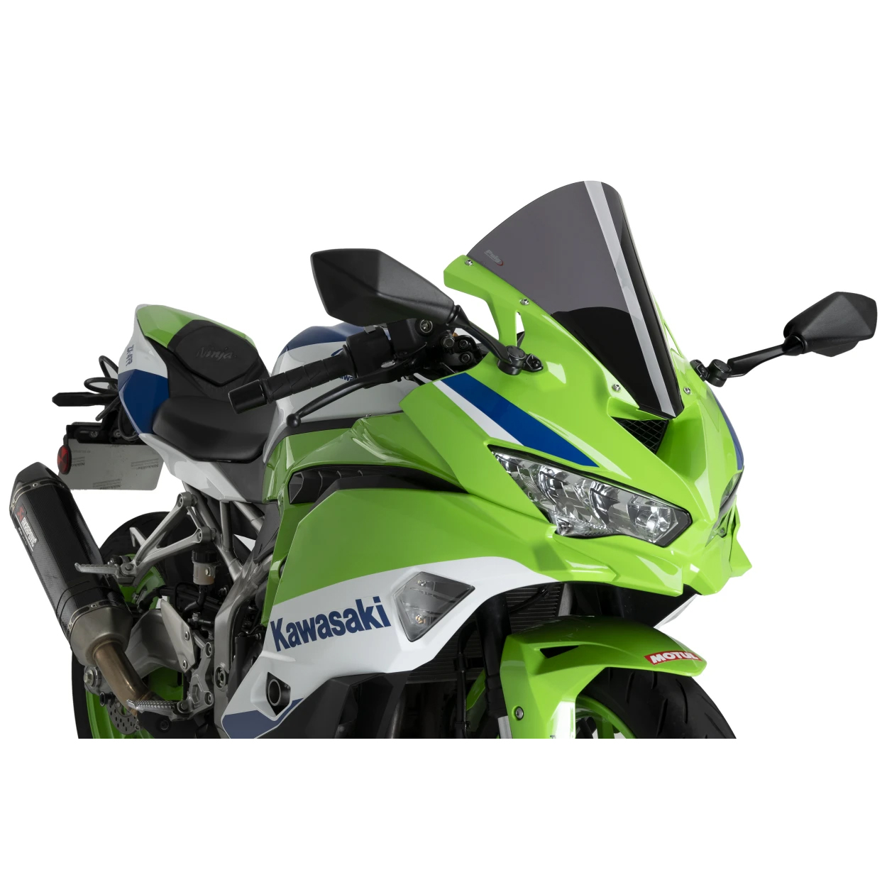Puig Verkleidungsscheibe R-Racer dunkel getönt für Kawasaki ZX-4 - Motorradteile & Ersatzteile - Verkleidungen & Abdeckungen