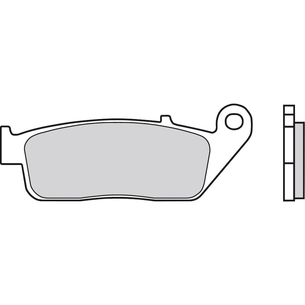 Brembo brake pads sintered metal 07HO30.SA front 102.1x38.9x8.1mm