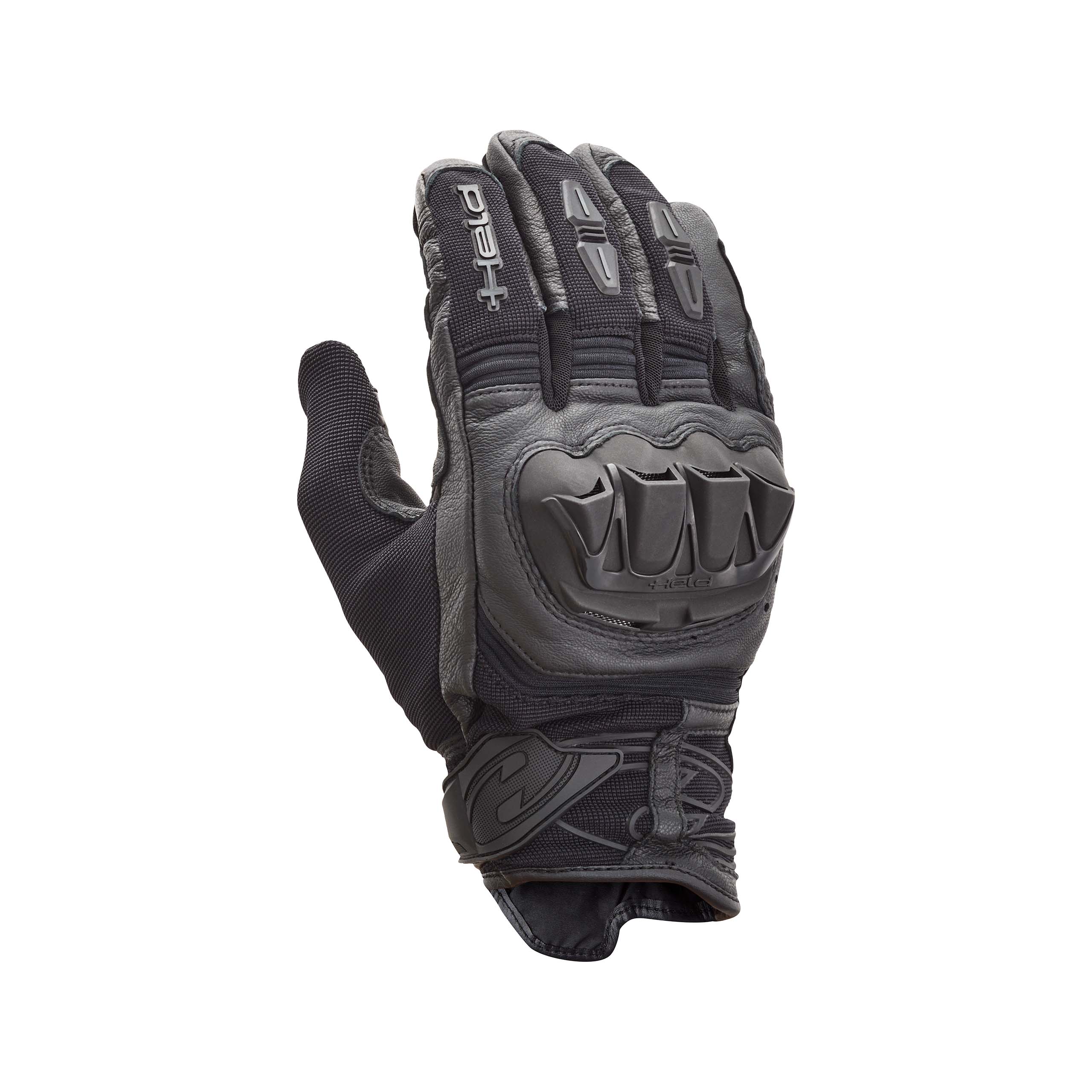 Held-Sambia 2in1 Evo Leder-/Textilhandschuh kurz schwarz 12-3115381007001942