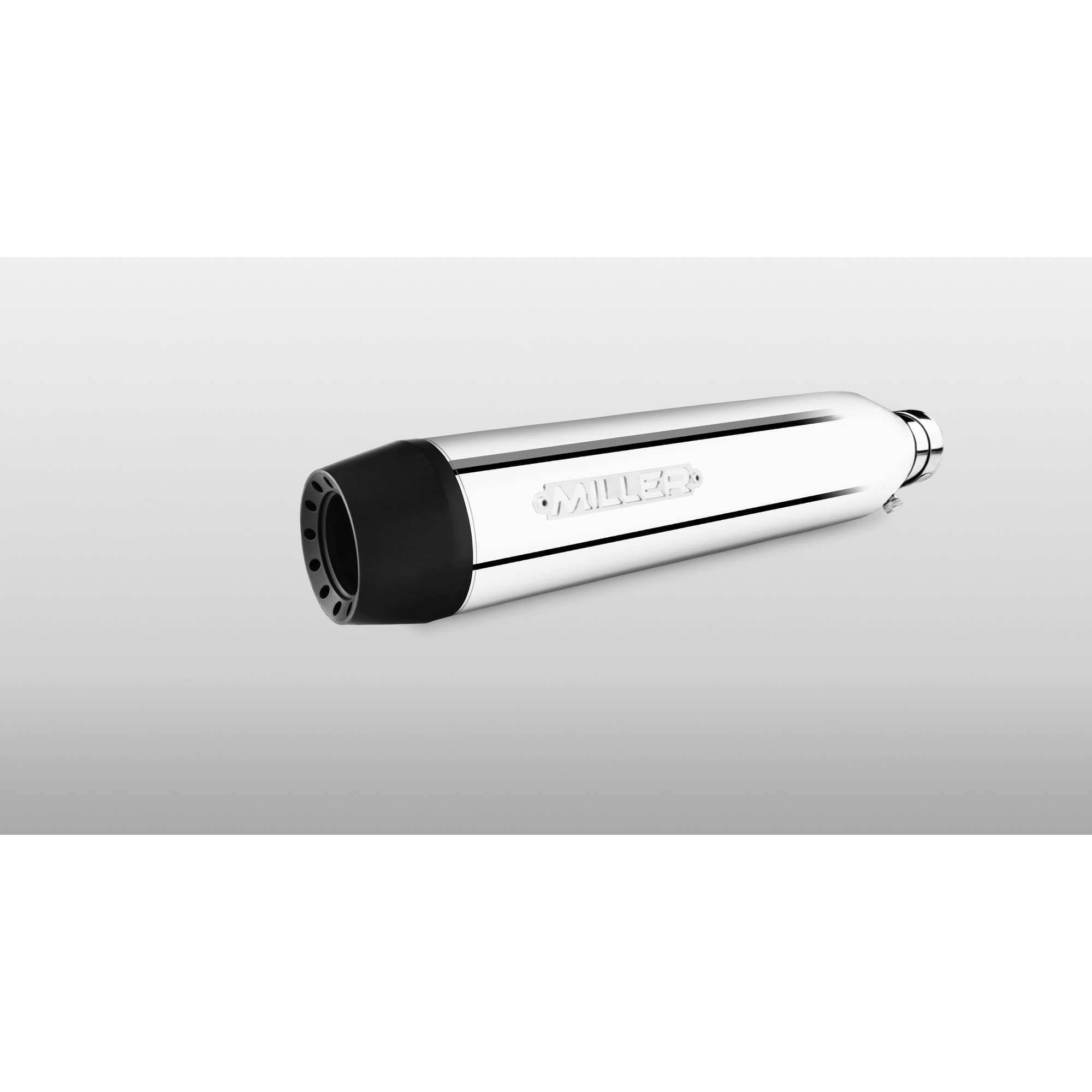Miller Exhaust Auspuff Paar Tapered poliert/schwarz für Low Rider ST 22-24 - Motorradteile & Ersatzteile - Auspuff