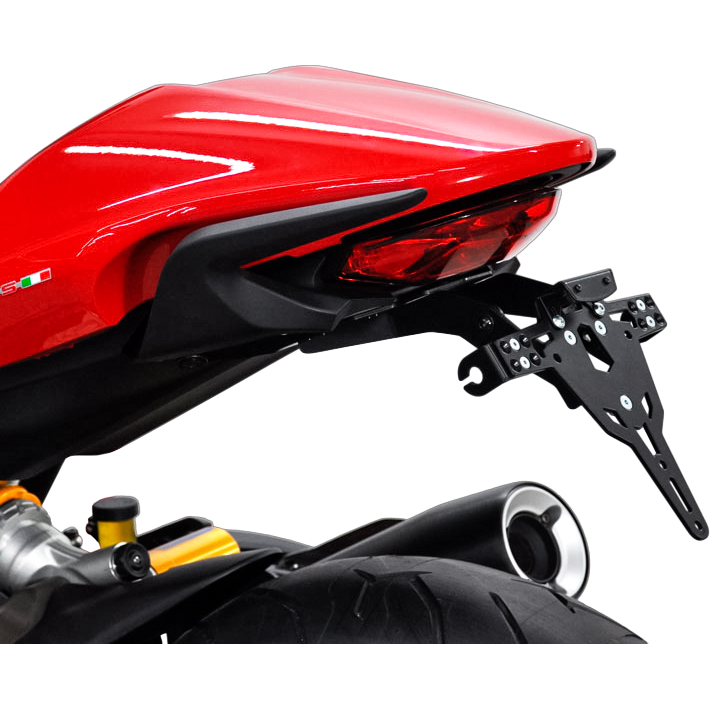 Zieger Kennzeichenhalter Pro für Ducati Monster 1200 /S 2014-2016 - Motorradteile & Ersatzteile - Anbauteile