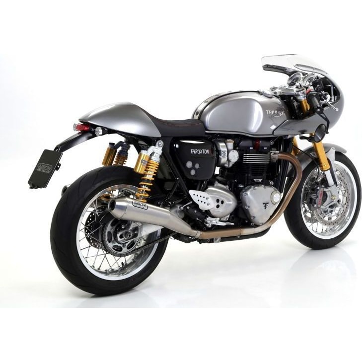 Arrow Exhaust Auspuff Pro-Race 71851PRI Edelstahl für Thruxton/Speed Twin - Motorradteile & Ersatzteile - Auspuff