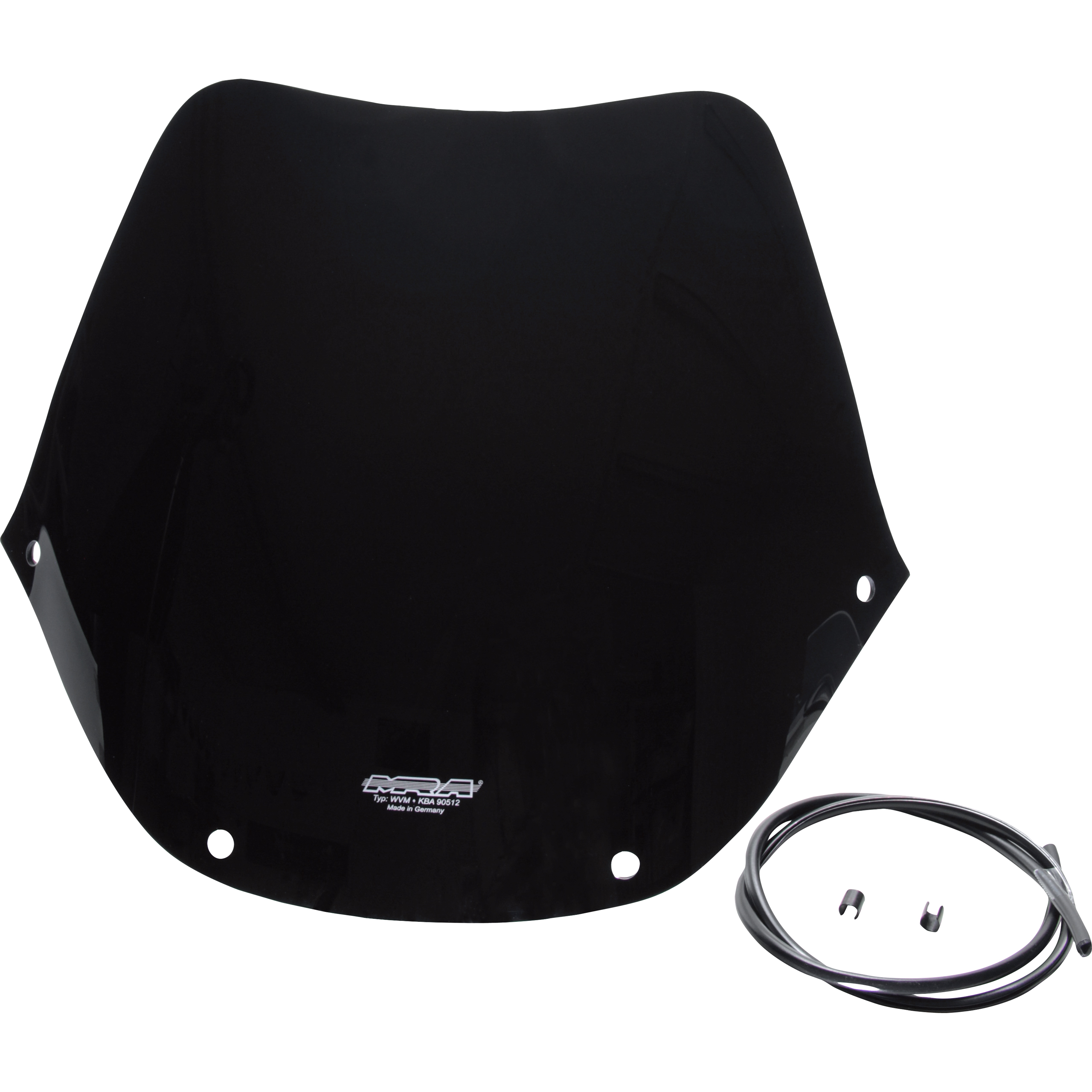 MRA Verkleidungsscheibe Originalform O schwarz für GSF GN/GV - Motorradteile & Ersatzteile - Anbauteile
