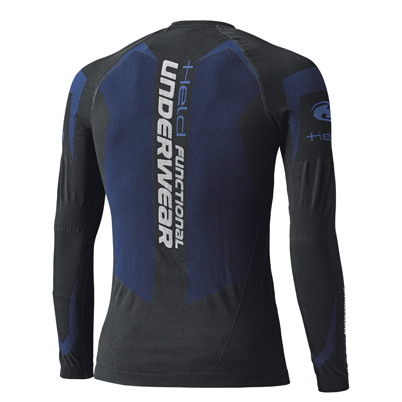 Held-3D-Skin Cool Damen Funktionsshirt langarm schwarz/blau XL-0001135999032011